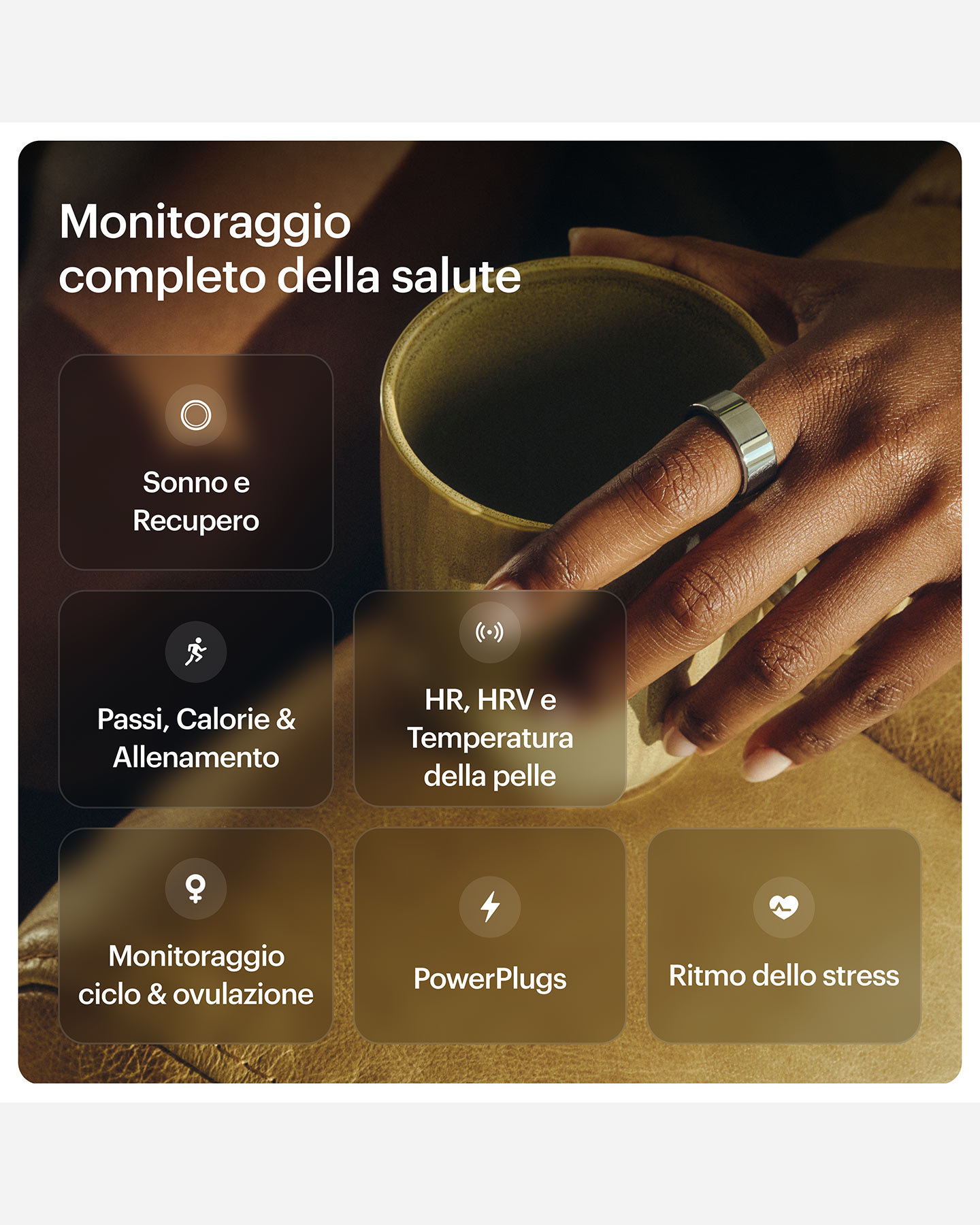 Fitness tracker ULTRAHUMAN AIR  - Argento - 2 | Cisalfa Sport