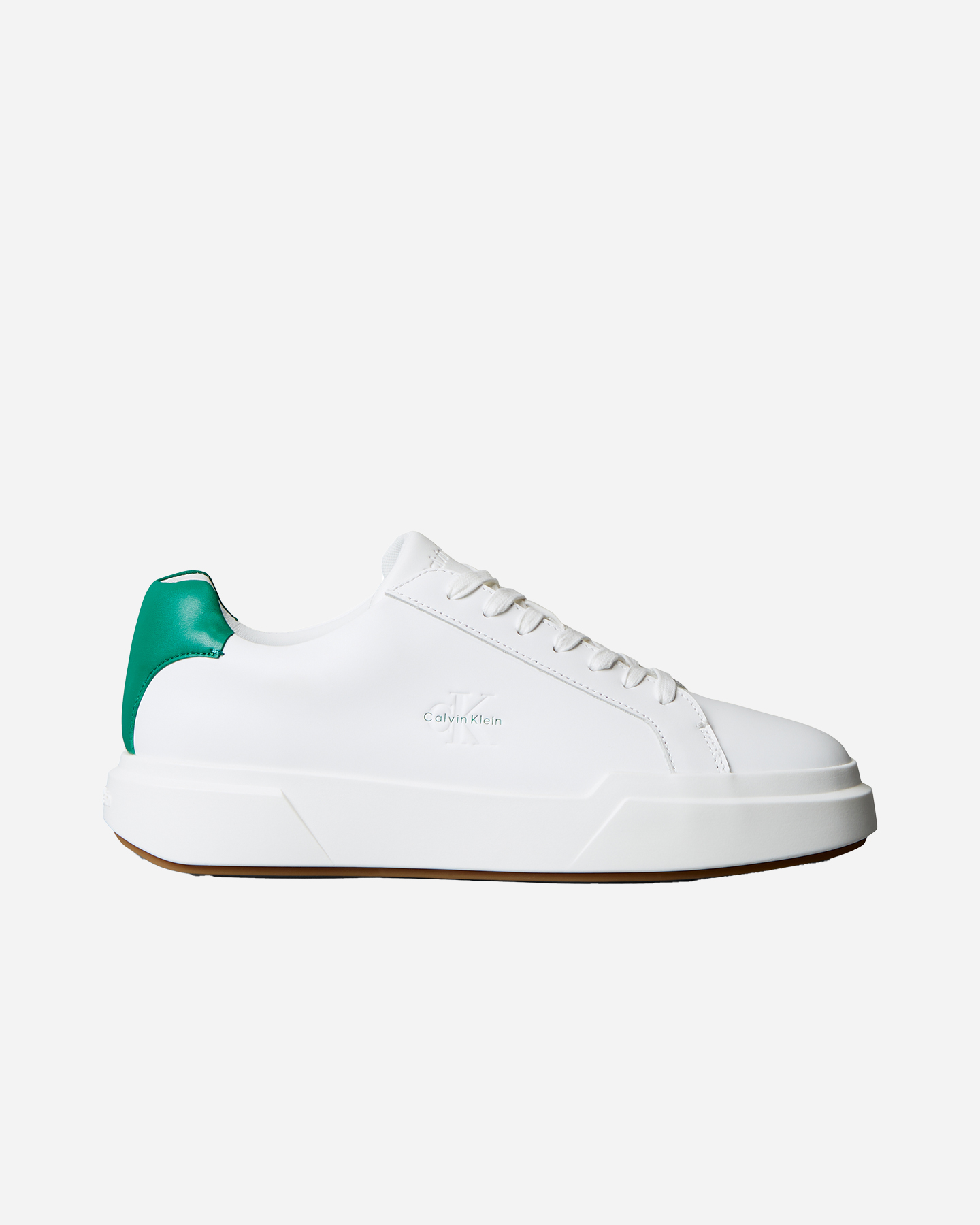 Scarpe sneakers CALVIN KLEIN JEANS CHUNKY CUPSOLE LACEUP LEATHER M - Bianco - 0 | Cisalfa Sport