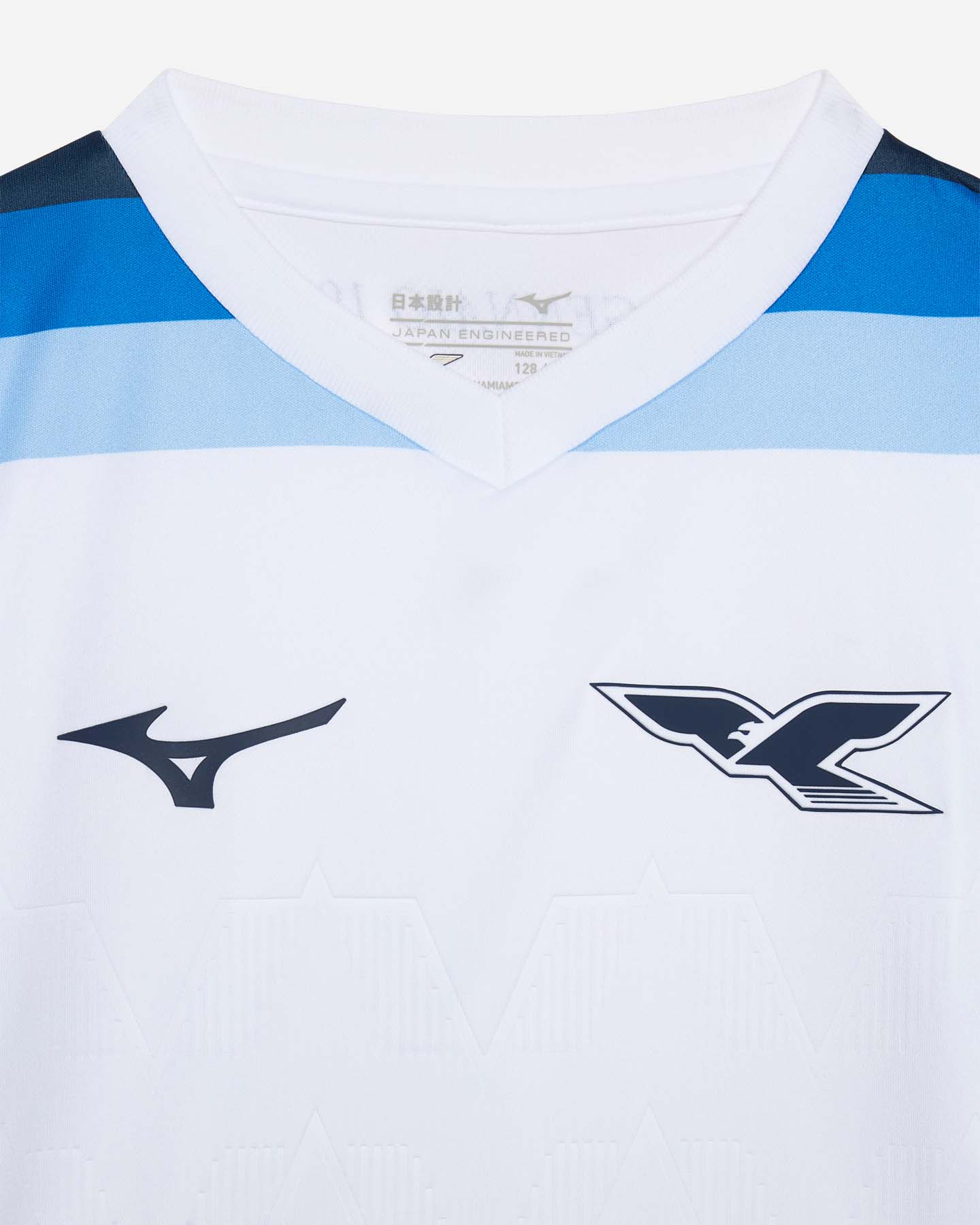 Maglia calcio ufficiale MIZUNO LAZIO HOME 125TH JR - Bianco - 2 | Cisalfa Sport