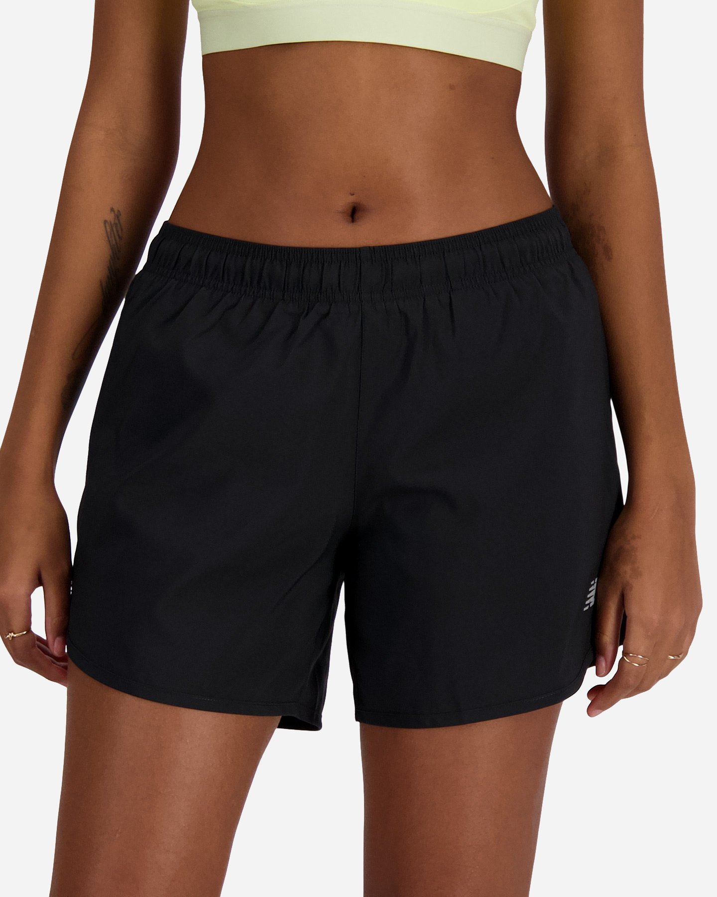 Short running NEW BALANCE SPORT ESSENTIALS 5" W - Nero - 4 | Cisalfa Sport