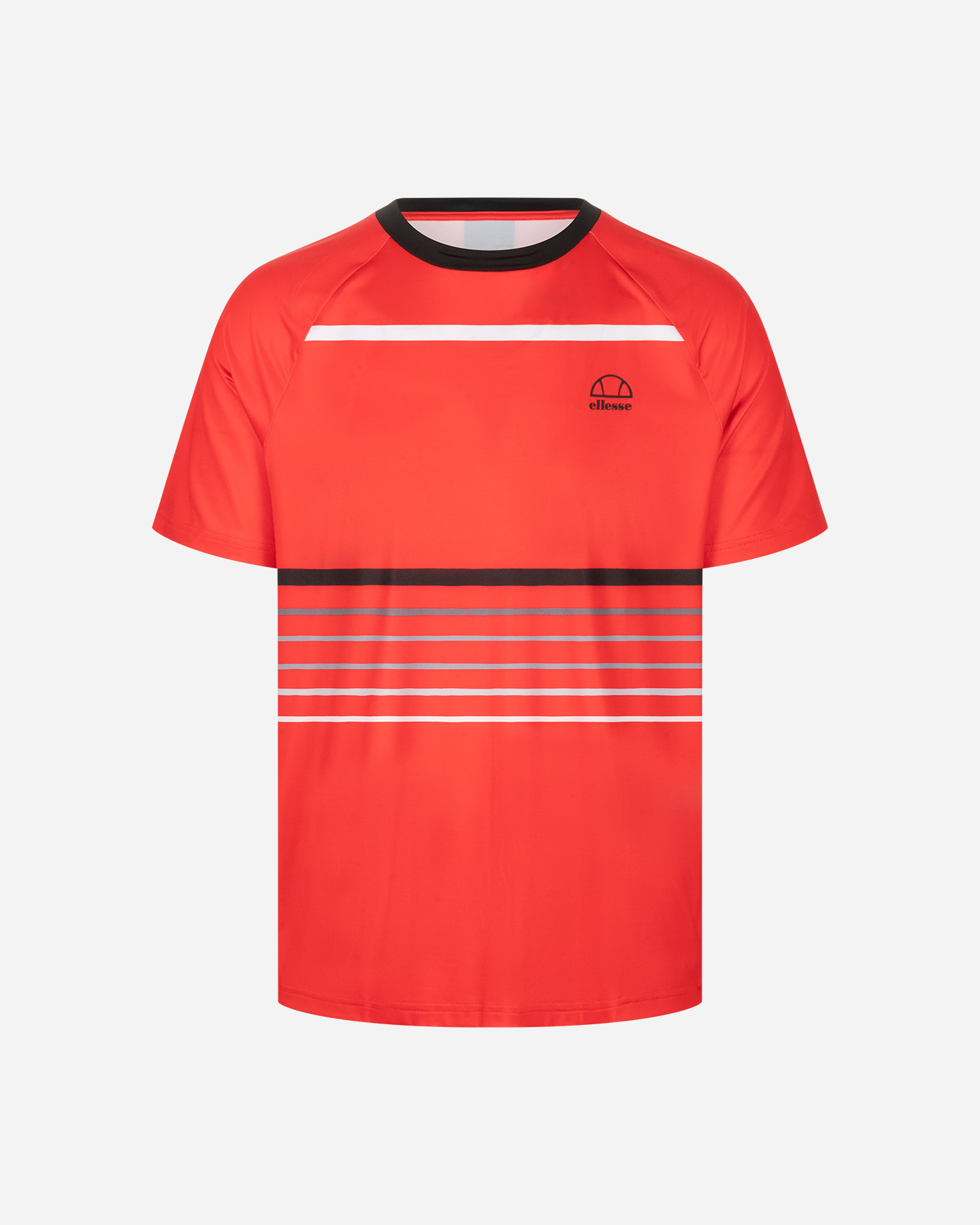 T-shirt tennis ELLESSE MULTIRIGA M - Rosso - 0 | Cisalfa Sport