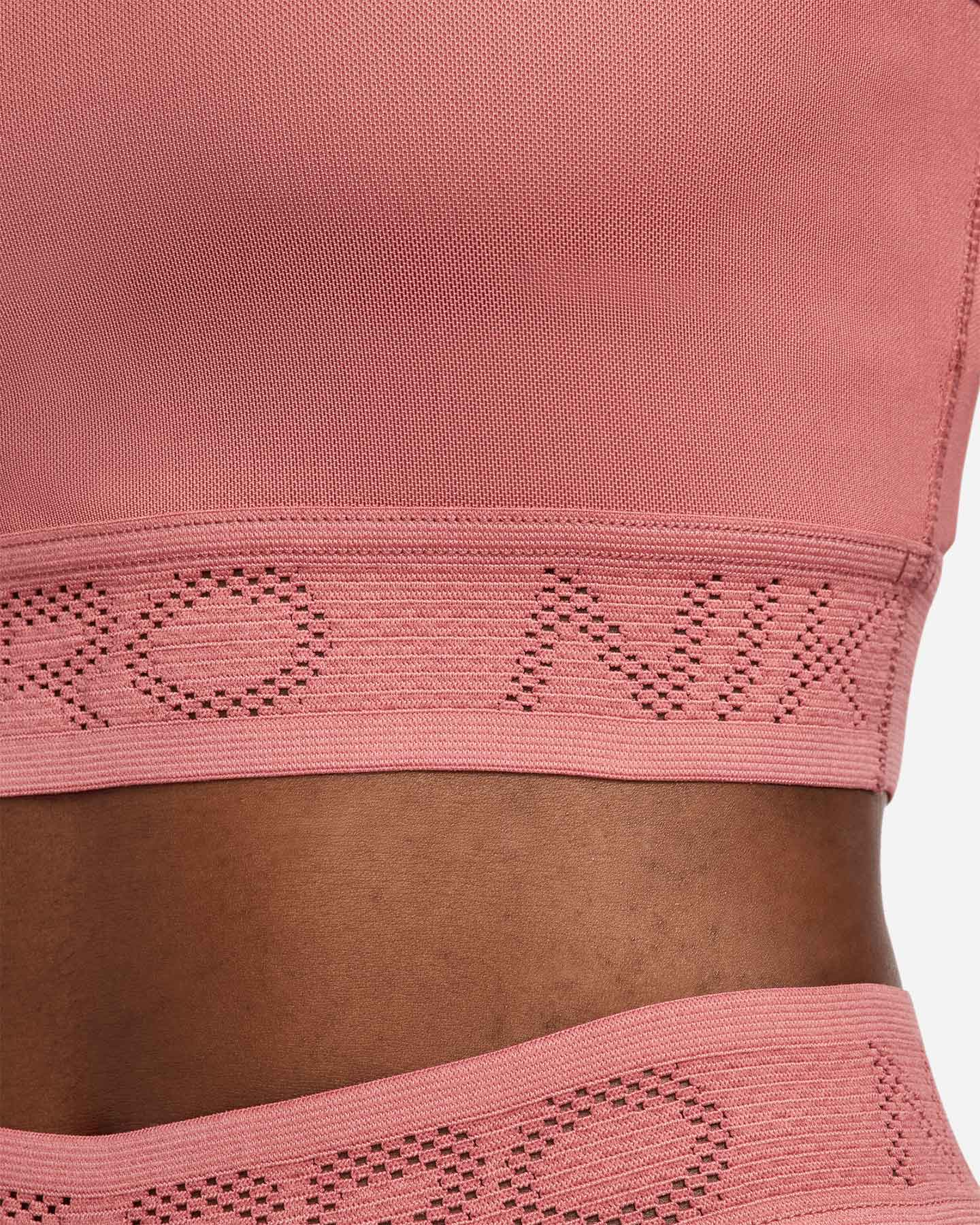 Canotta training NIKE PRO CROP W - Rosa - 3 | Cisalfa Sport