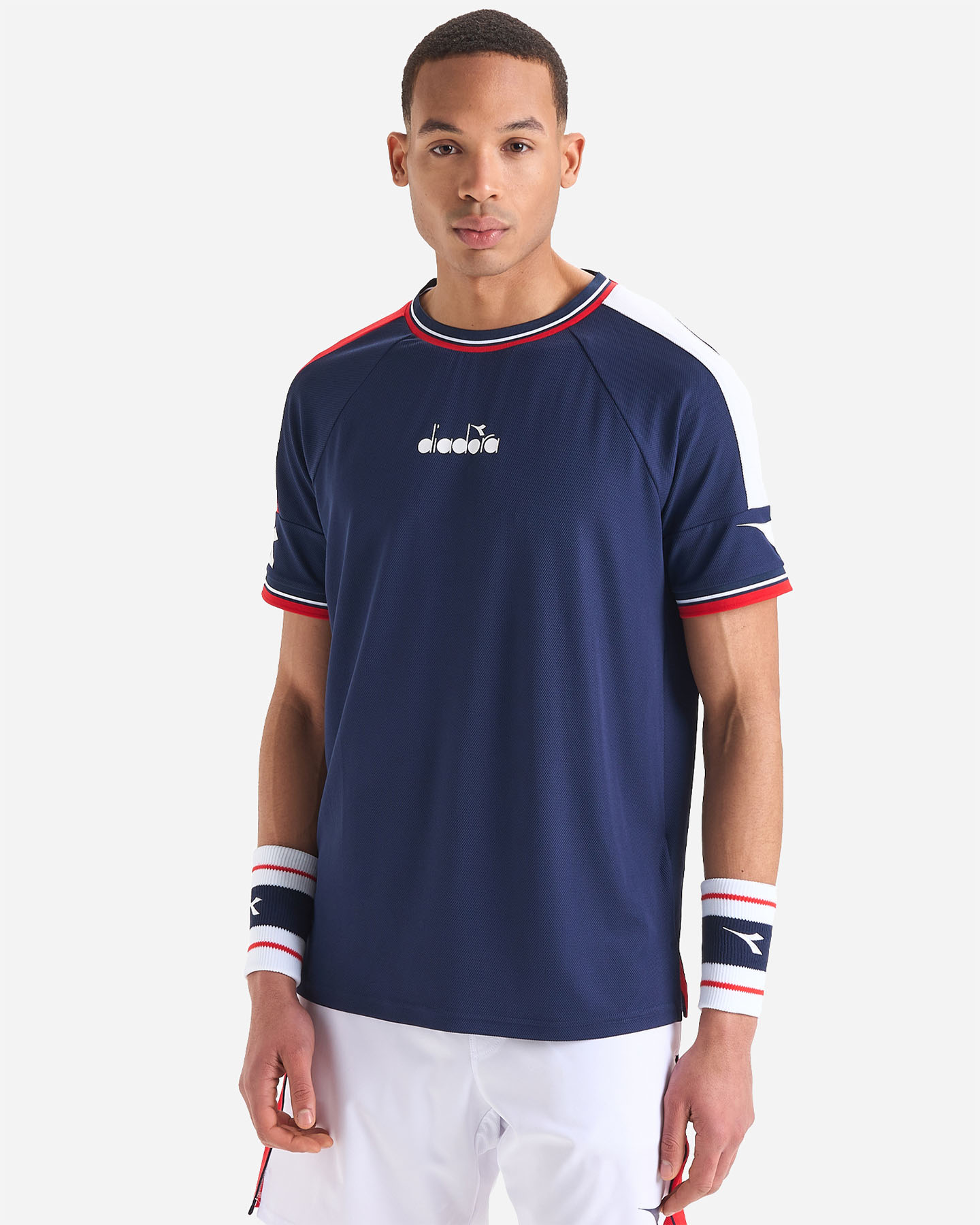 T-shirt tennis DIADORA ICON M - Blu - 1 | Cisalfa Sport