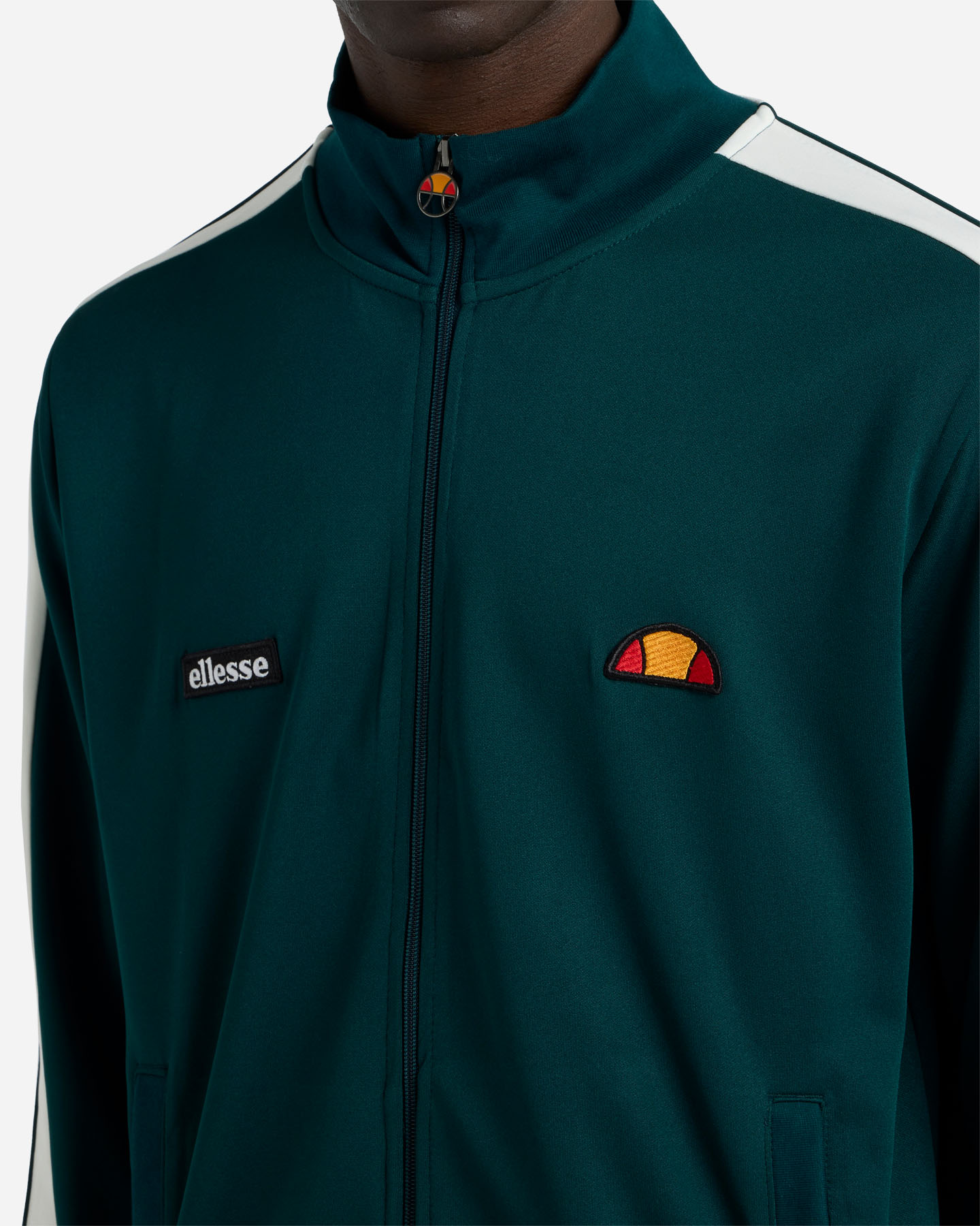Felpa ELLESSE CLASSIC PATCH M - Verde - 4 | Cisalfa Sport