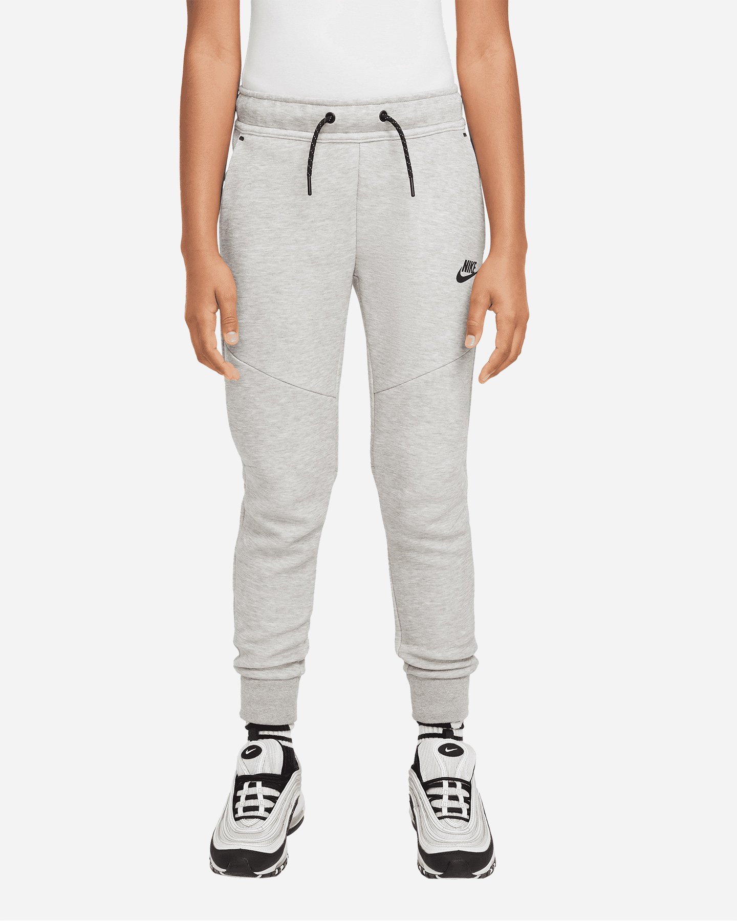 Pantalone NIKE TECH FLEECE 2 JR - Grigio - 0 | Cisalfa Sport