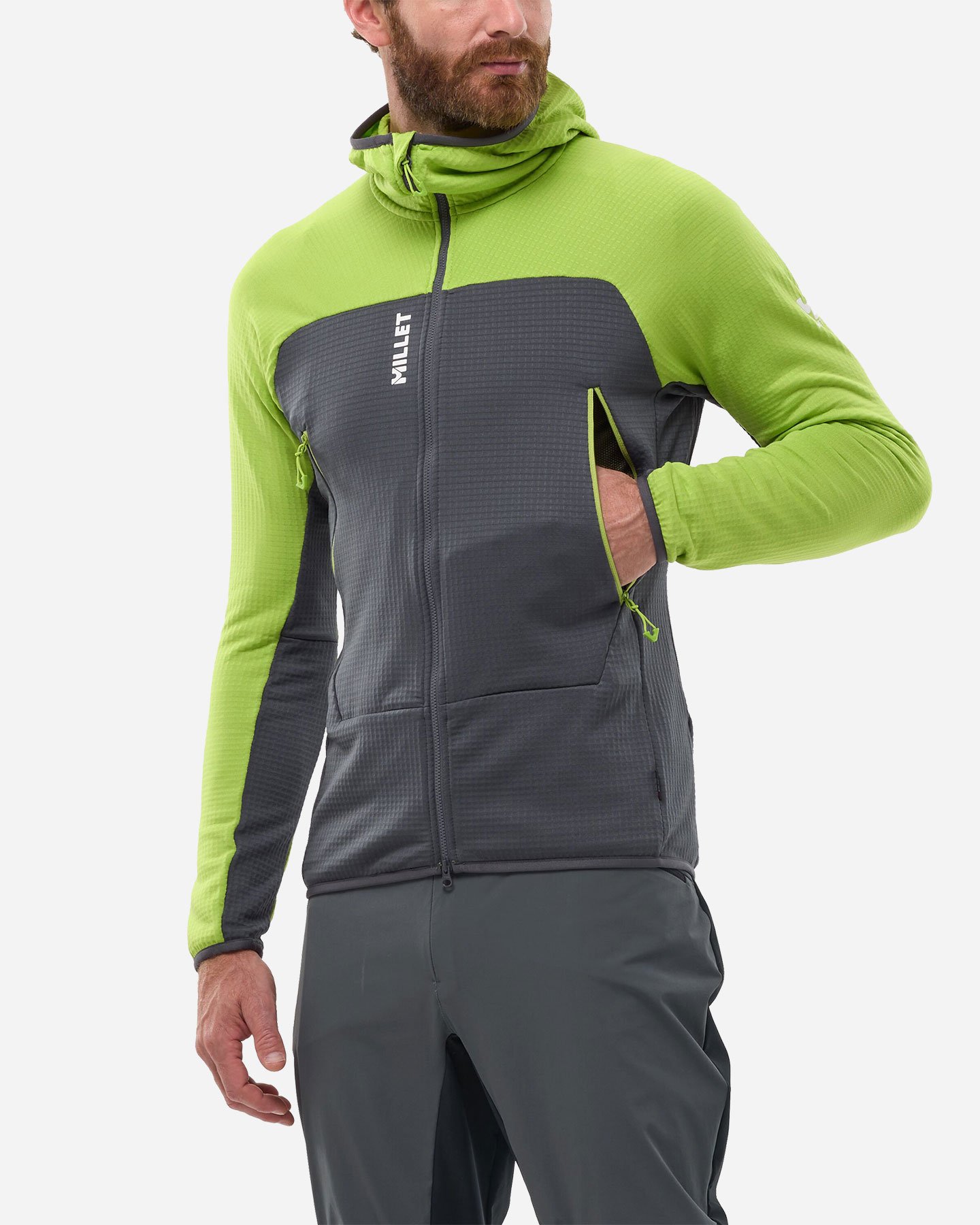 Pile MILLET FUSION GRID M - Verde - 1 | Cisalfa Sport