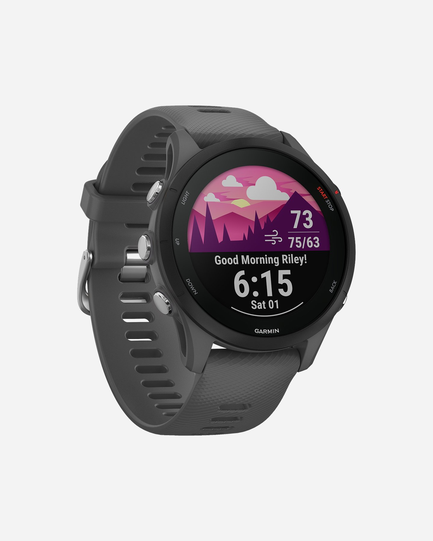 Orologio multifunzione GARMIN FORERUNNER 255  - Grigio - 3 | Cisalfa Sport