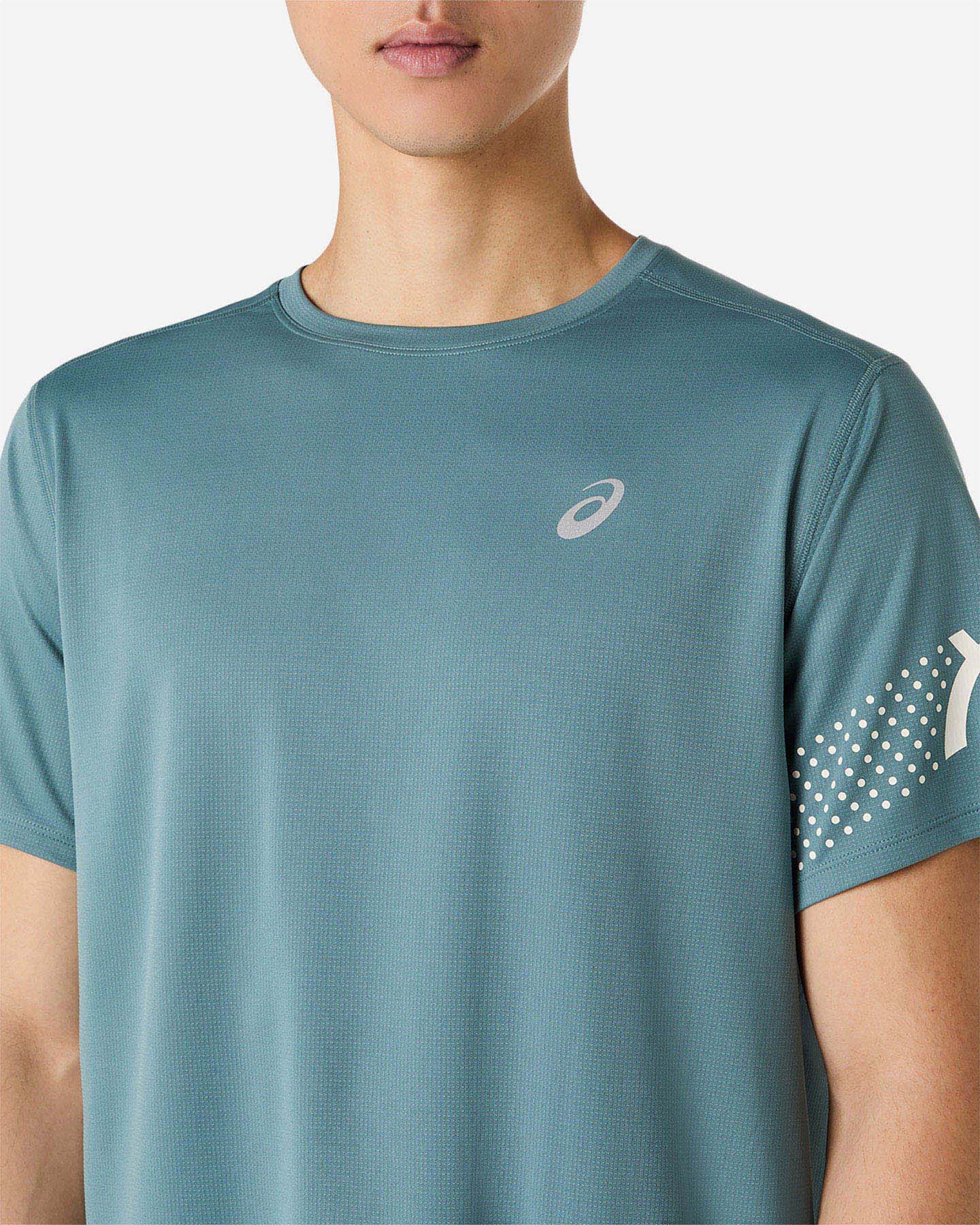 T-shirt running ASICS ICON M - Grigio - 4 | Cisalfa Sport