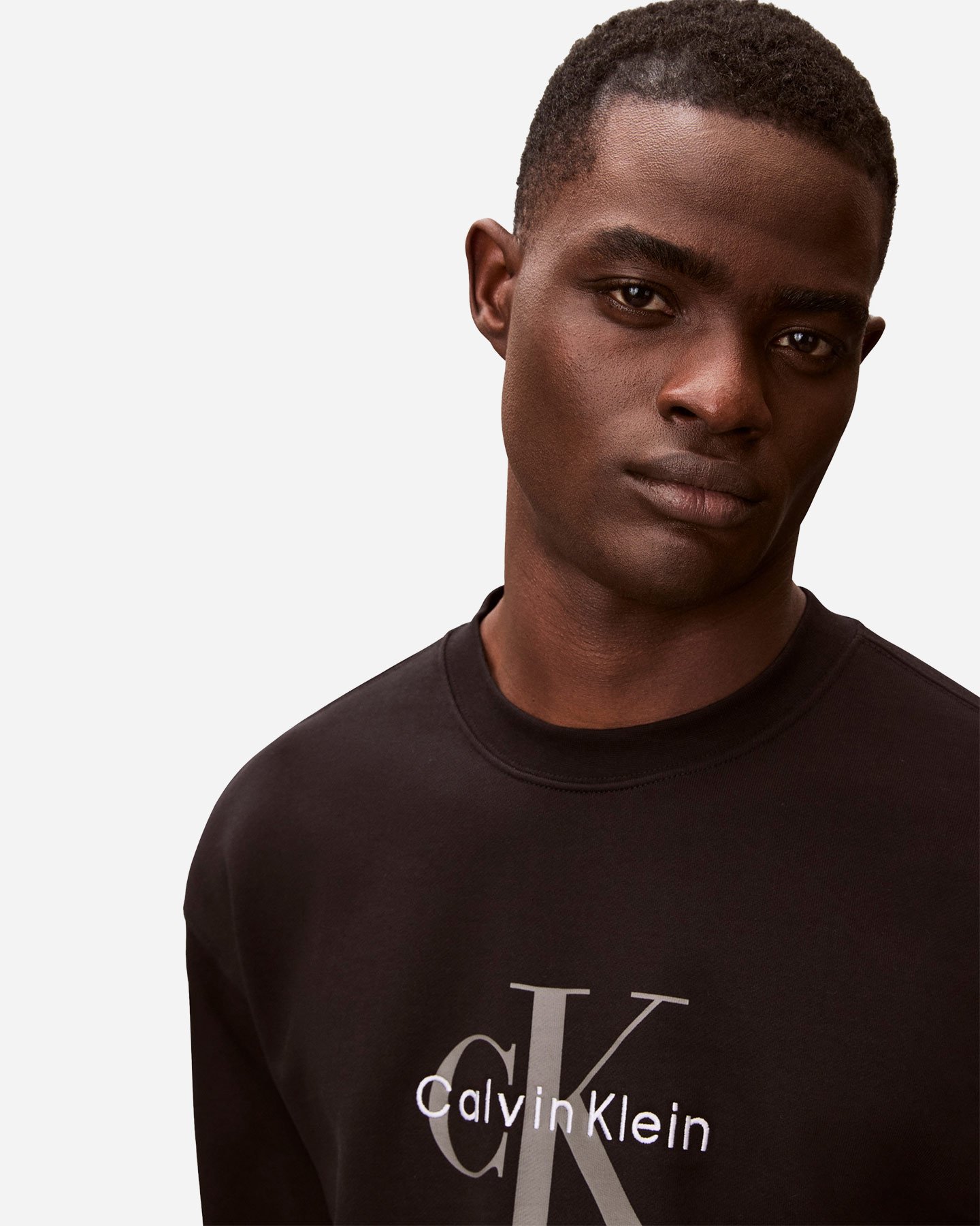 Felpa CALVIN KLEIN JEANS TERRY MONOLOGO M - Nero - 5 | Cisalfa Sport