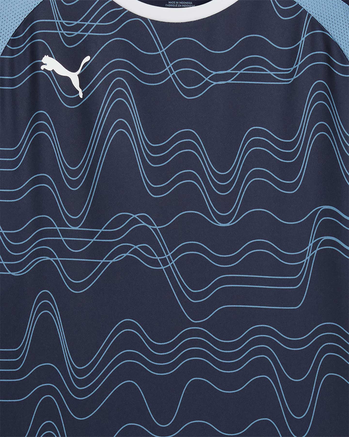 Maglia calcio PUMA INDIVIDUALLIGA GRAPHIC JR - Blu Navy - 2 | Cisalfa Sport
