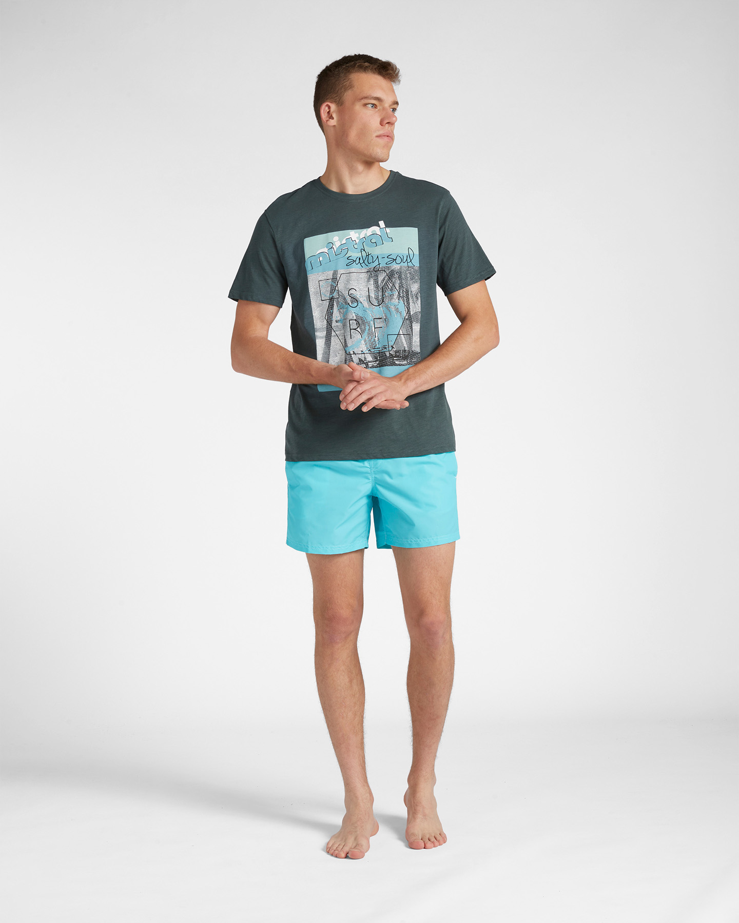 T-shirt MISTRAL ESSENTIAL M - Verde - 1 | Cisalfa Sport