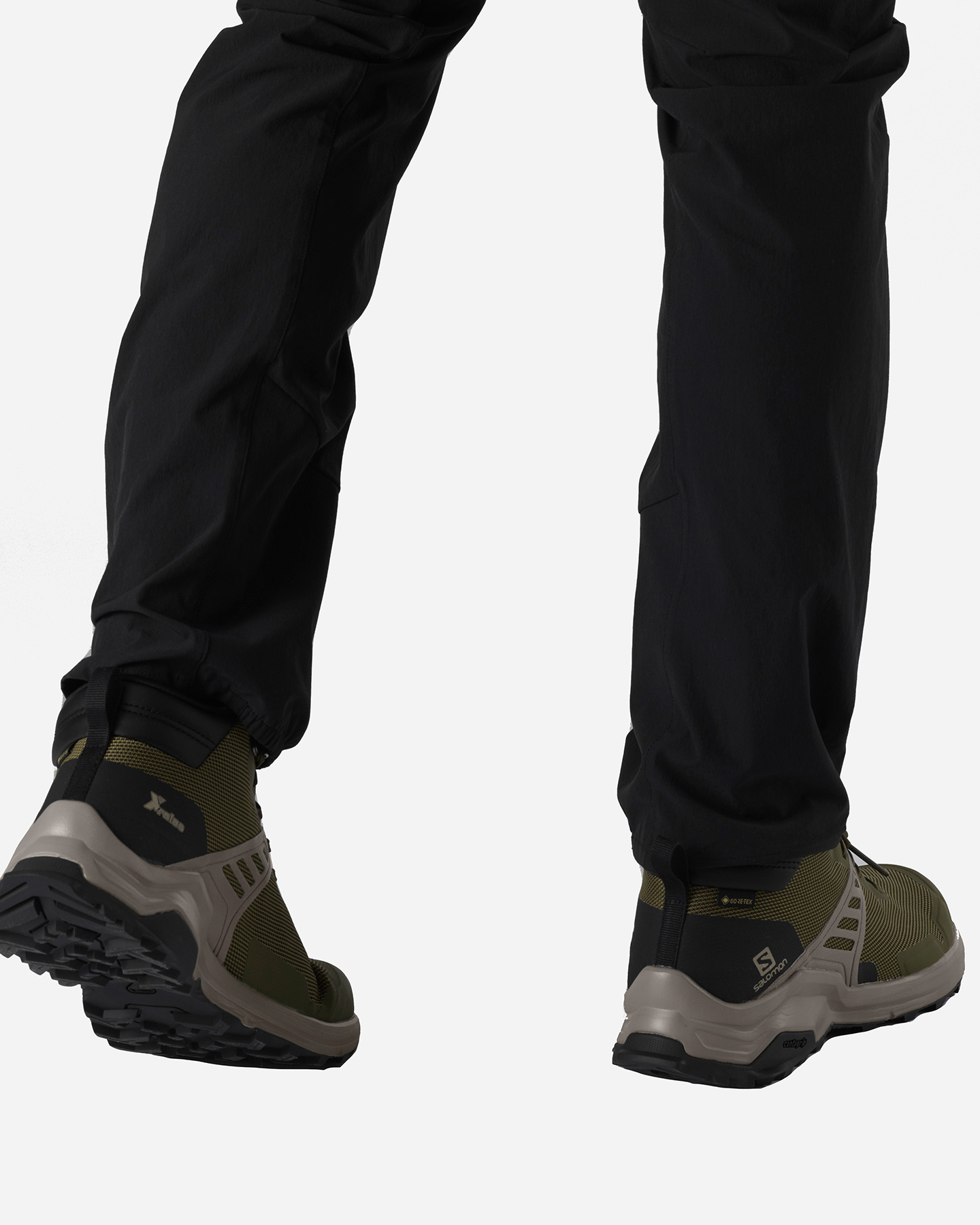 Scarpe escursionismo SALOMON X RAISE MID GTX M - Verde - 4 | Cisalfa Sport