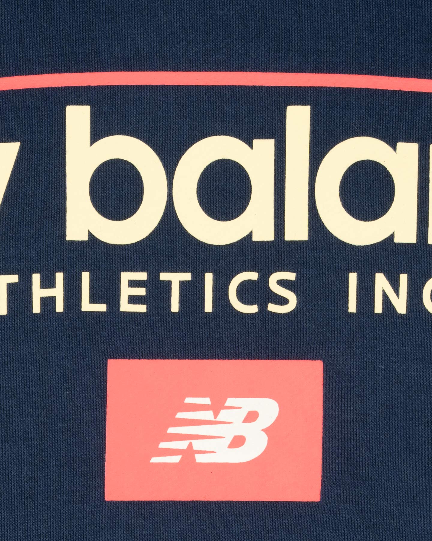 Felpa NEW BALANCE BIG LOGO M - Blu Navy - 2 | Cisalfa Sport