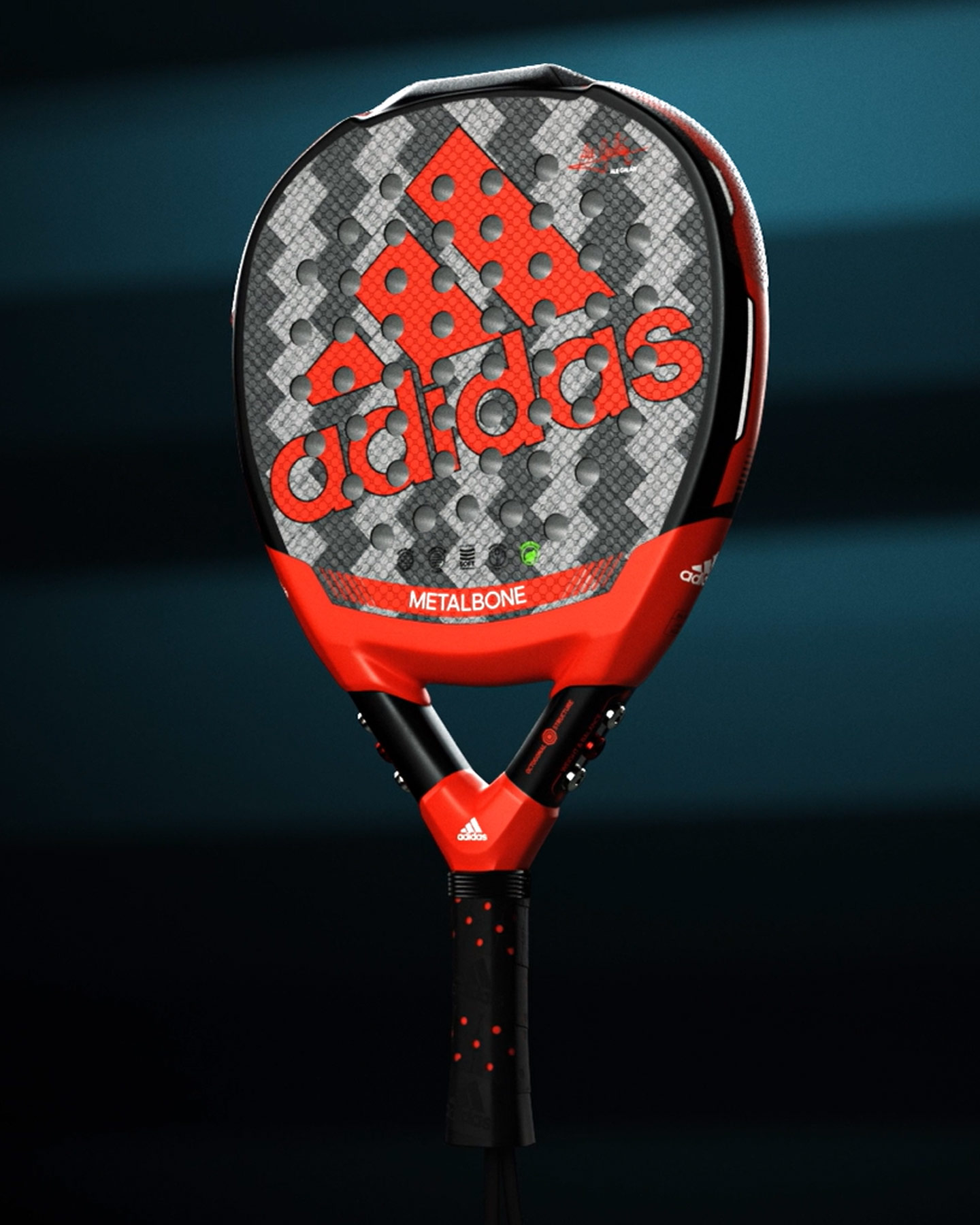 Racchetta padel performance ADIDAS METALBONE 3.1 PADEL - Rosso - 6 | Cisalfa Sport