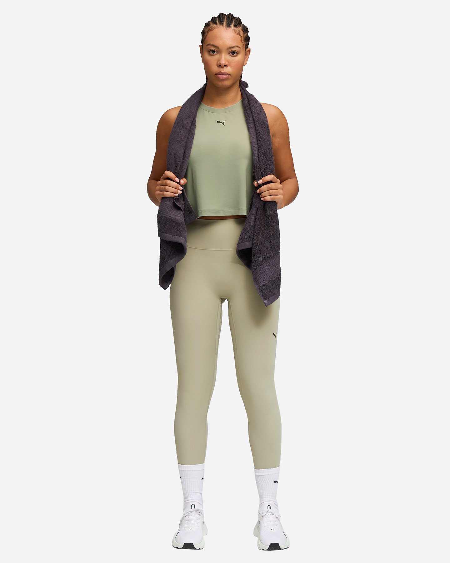 Canotta training PUMA SMALL LOGO W - Verde - 4 | Cisalfa Sport