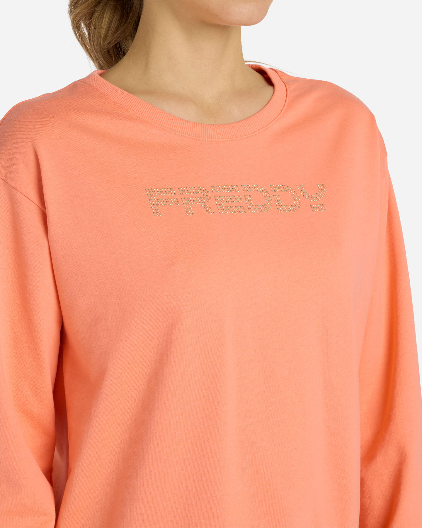 Felpa FREDDY BIG LOGO W - Arancione - 5 | Cisalfa Sport