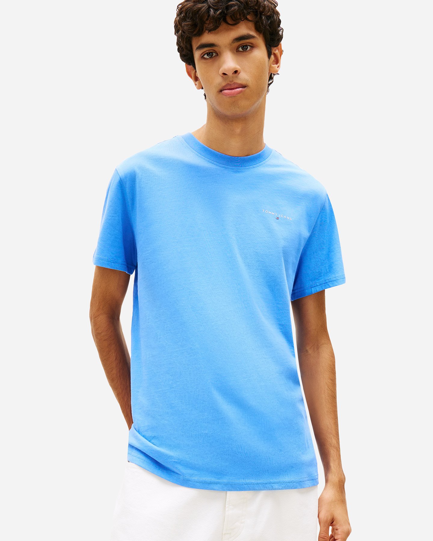 T-shirt TOMMY HILFIGER SMALL M - Azzurro - 2 | Cisalfa Sport