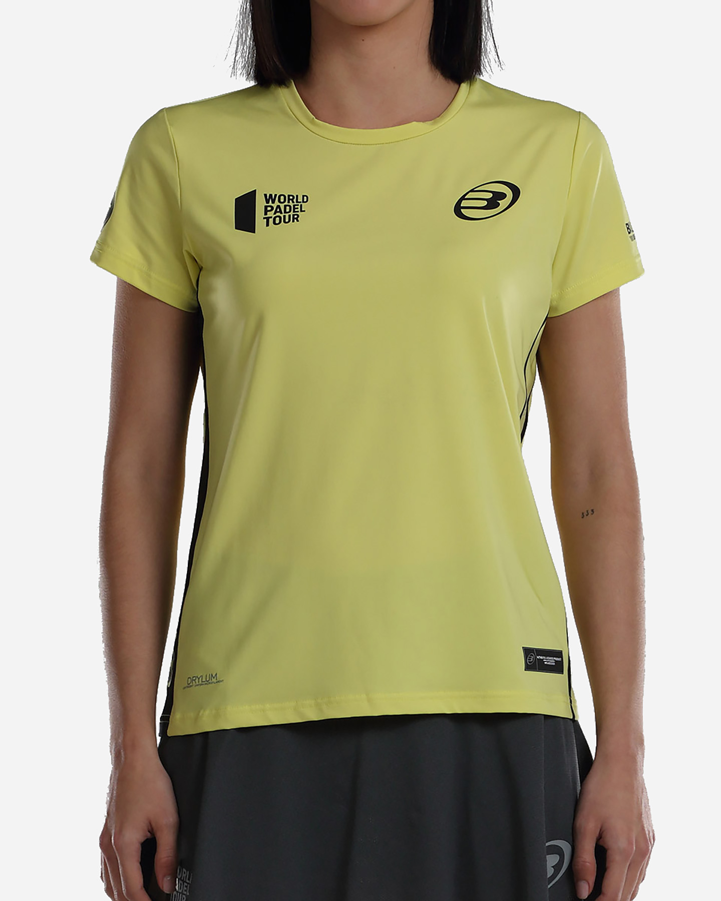 T-shirt tennis BULLPADEL LLAMA W - Giallo - 0 | Cisalfa Sport