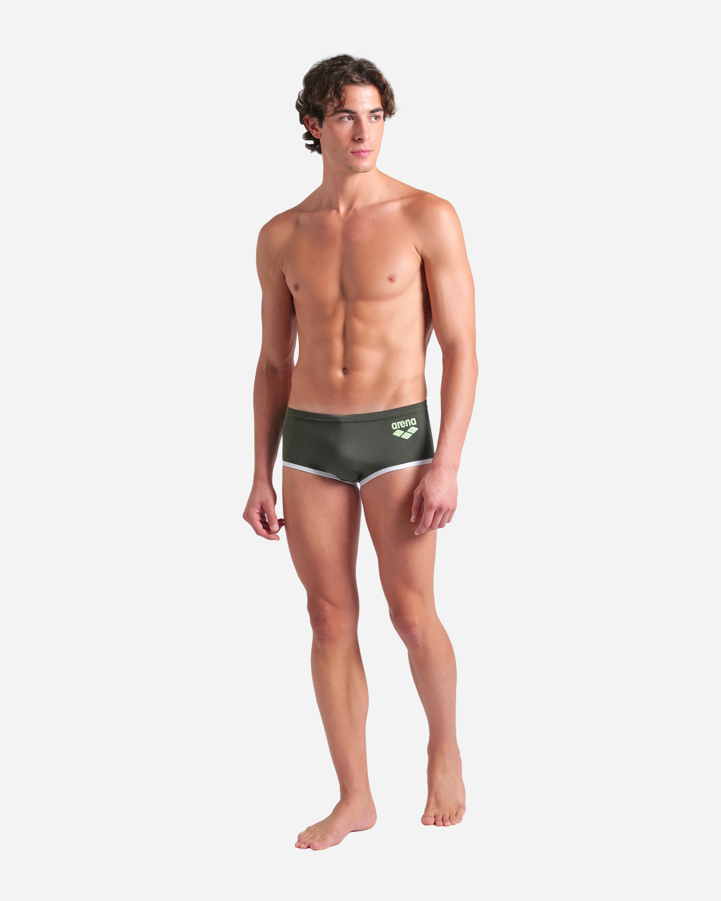 Short piscina ARENA ONE BIG LOGO M - Verde - 2 | Cisalfa Sport