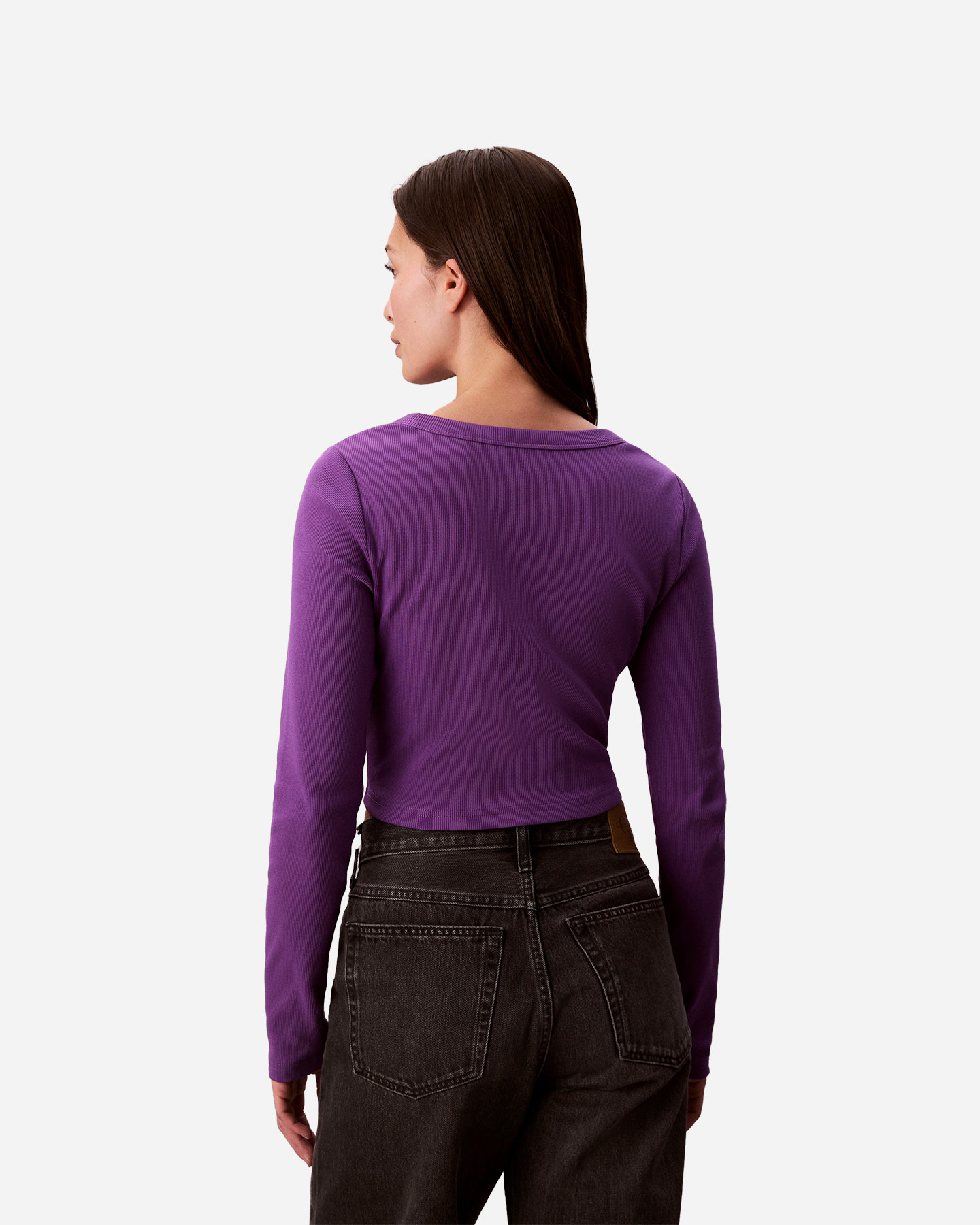 T-shirt CALVIN KLEIN JEANS BASIC W - Viola - 2 | Cisalfa Sport