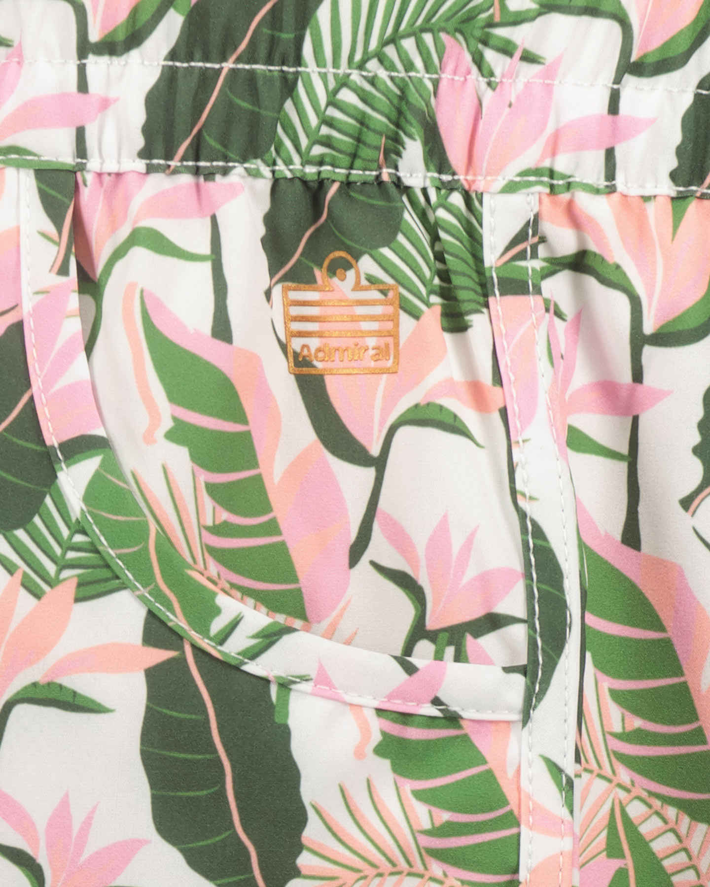 Short mare ADMIRAL FOGLIAGE W - Bianco - 3 | Cisalfa Sport