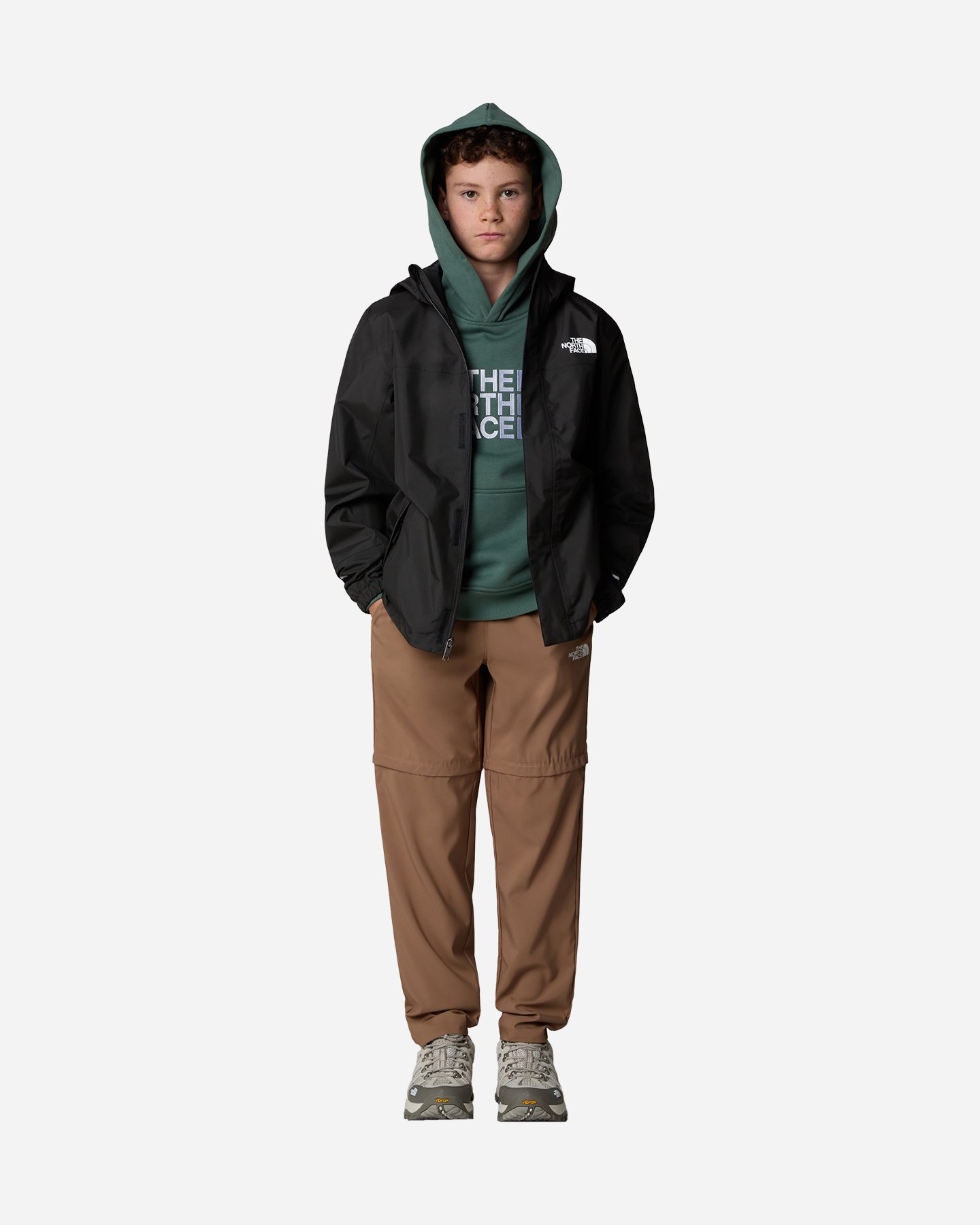 Giacca outdoor THE NORTH FACE ANTORA JR - Nero - 4 | Cisalfa Sport