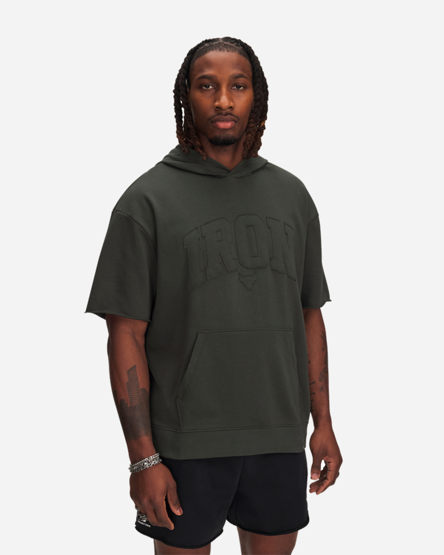 Felpa UNDER ARMOUR THE ROCK M - Verde - 0 | Cisalfa Sport