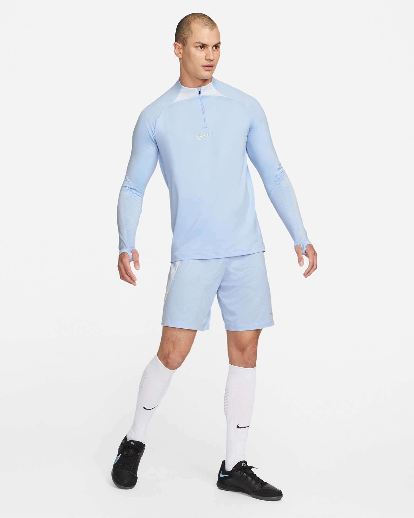 Maglia calcio NIKE DRI FIT STRIKE DRIL KPZ M - Azzurro - 5 | Cisalfa Sport
