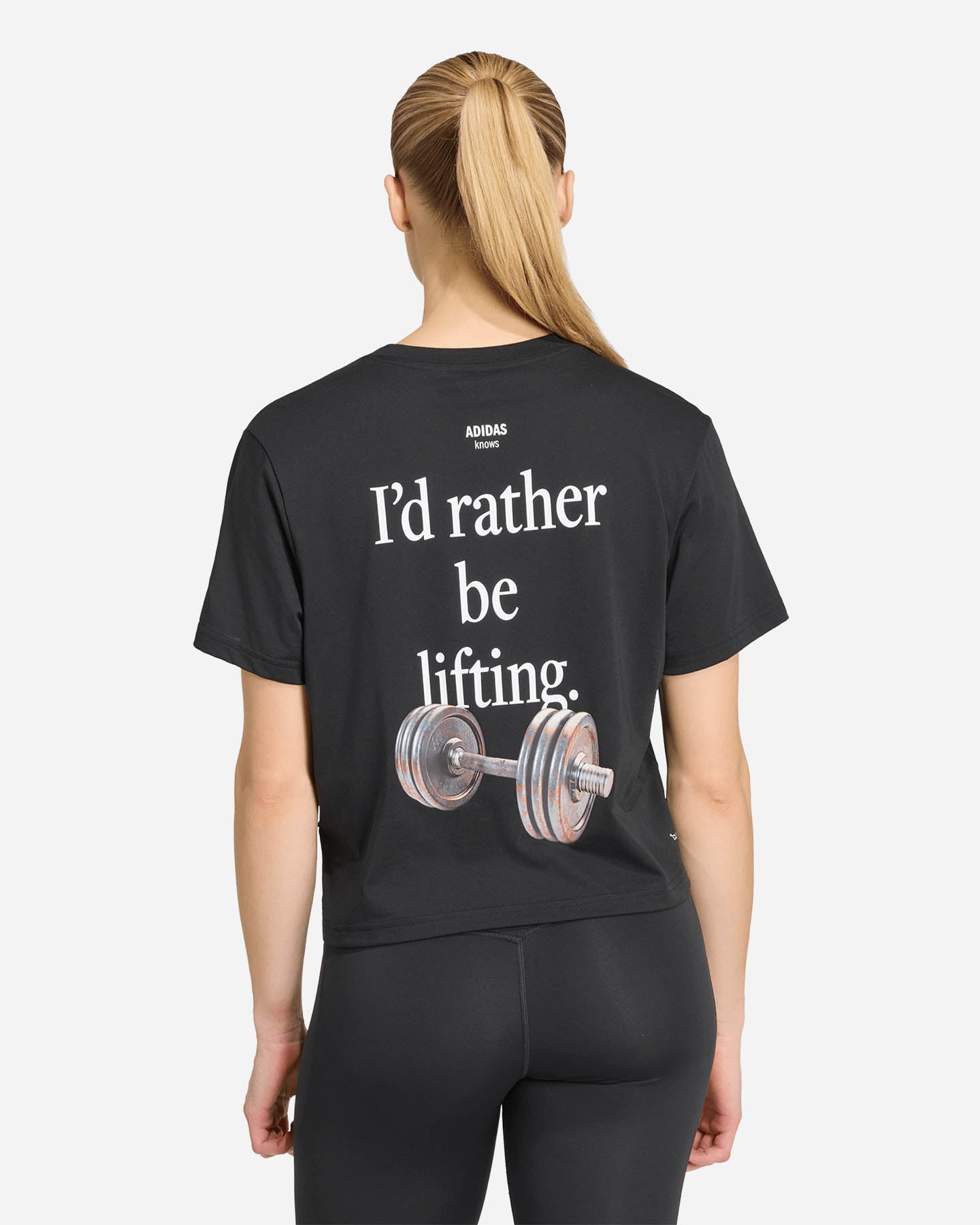 T-shirt training ADIDAS TRAINING GRAPHIC W - Nero - 3 | Cisalfa Sport