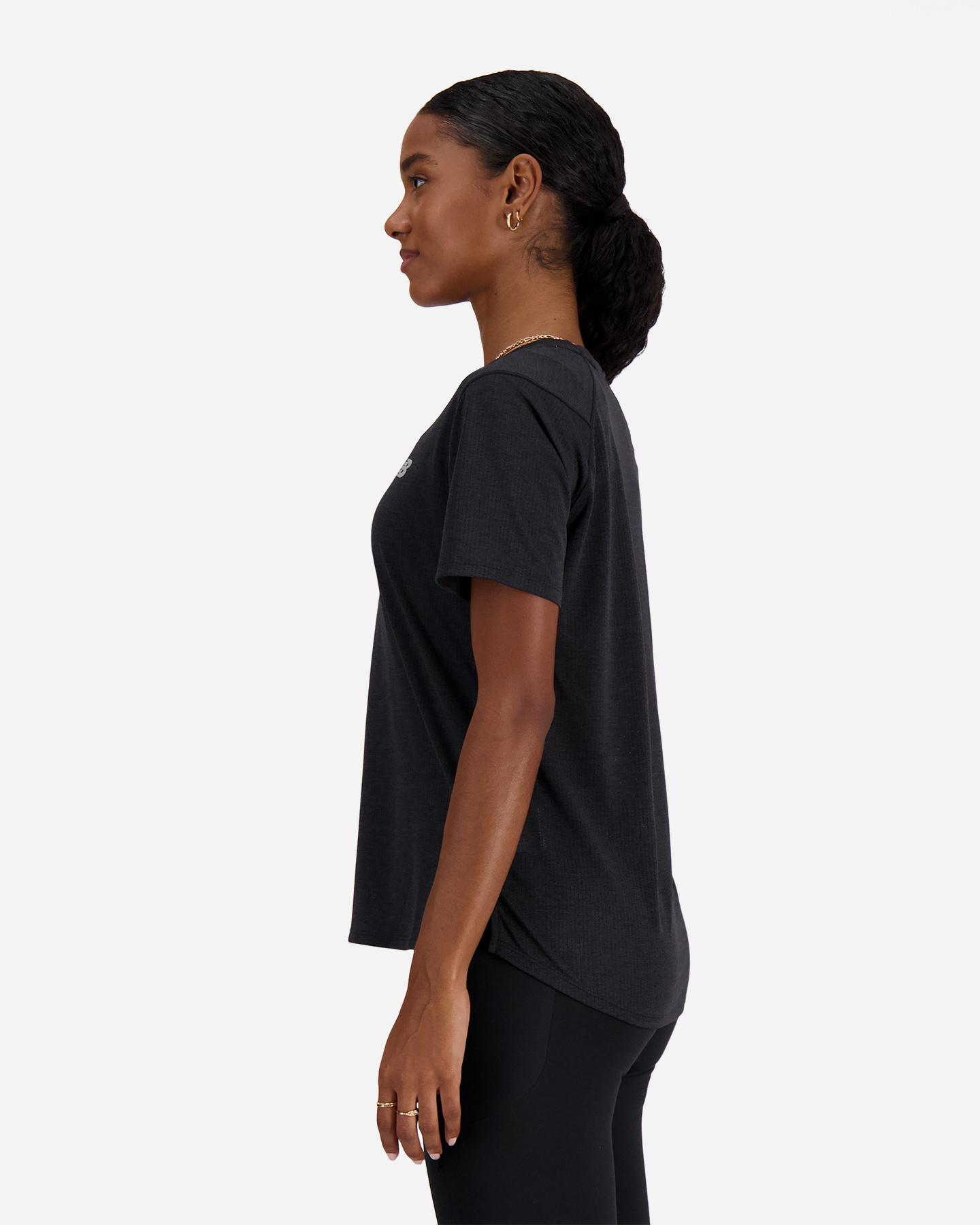 T-shirt running NEW BALANCE ATHLETICS W - Nero - 2 | Cisalfa Sport