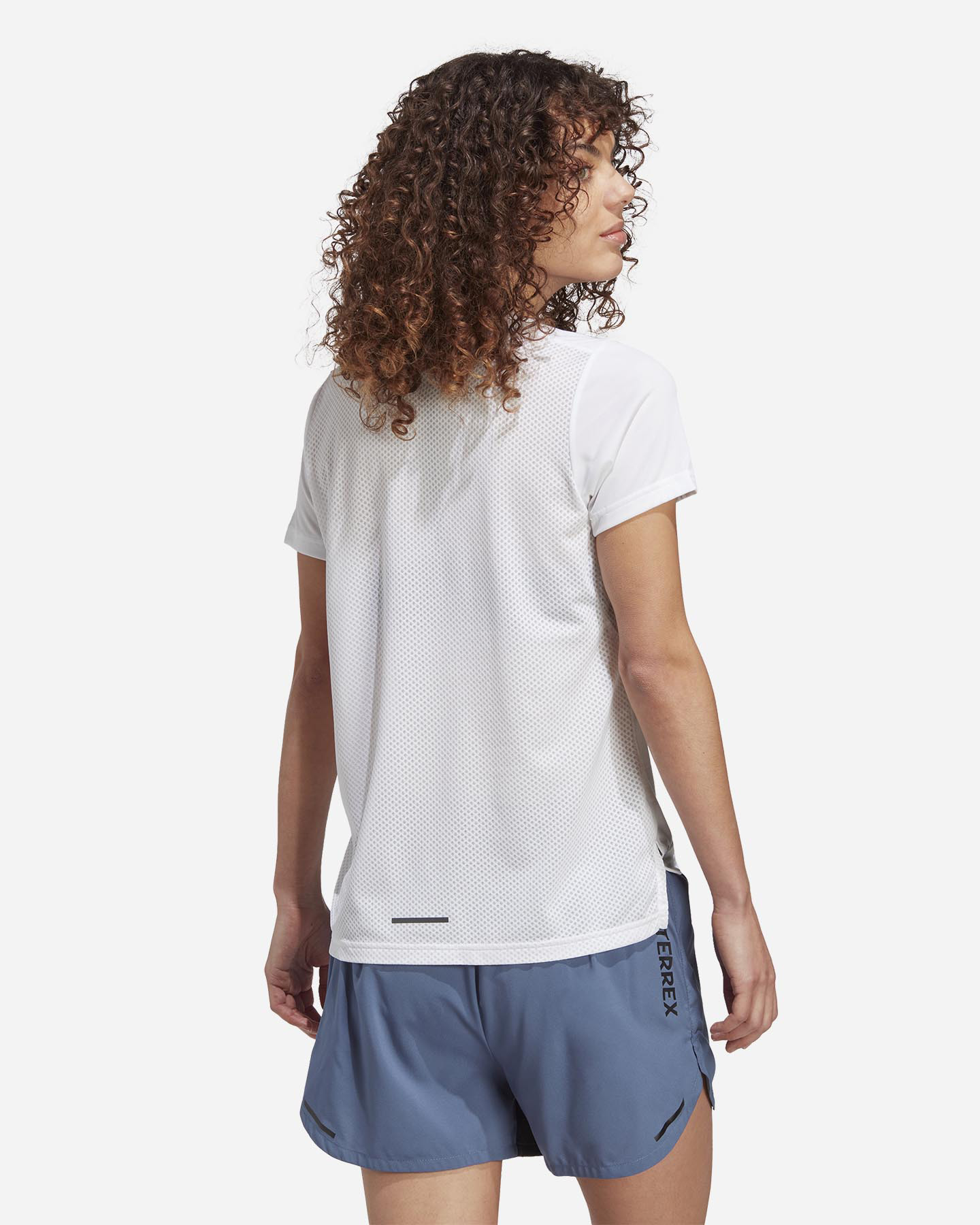 T-shirt running ADIDAS AGRAVIC W - Bianco - 2 | Cisalfa Sport