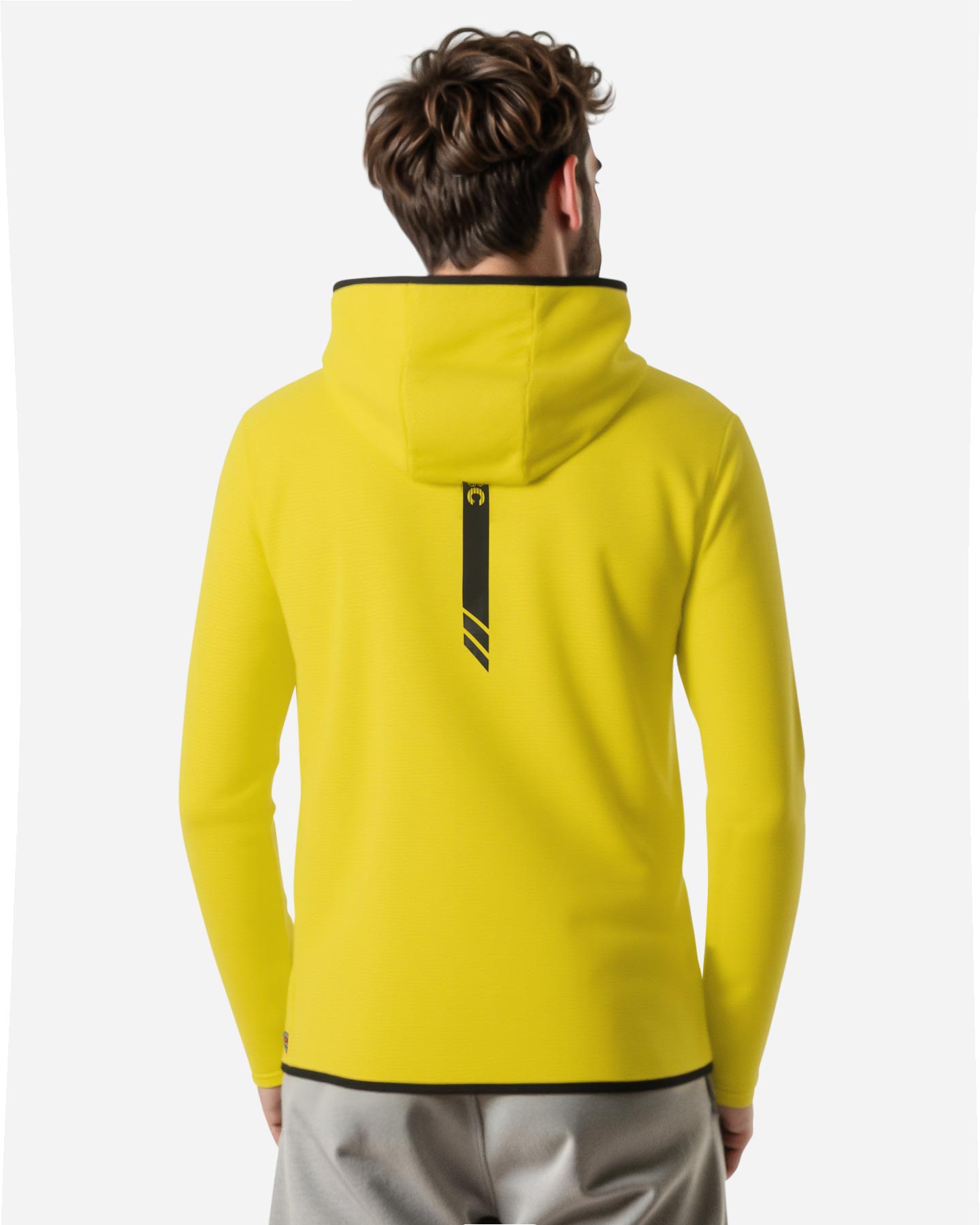 Maglia running ABC TECH M - Giallo - 4 | Cisalfa Sport