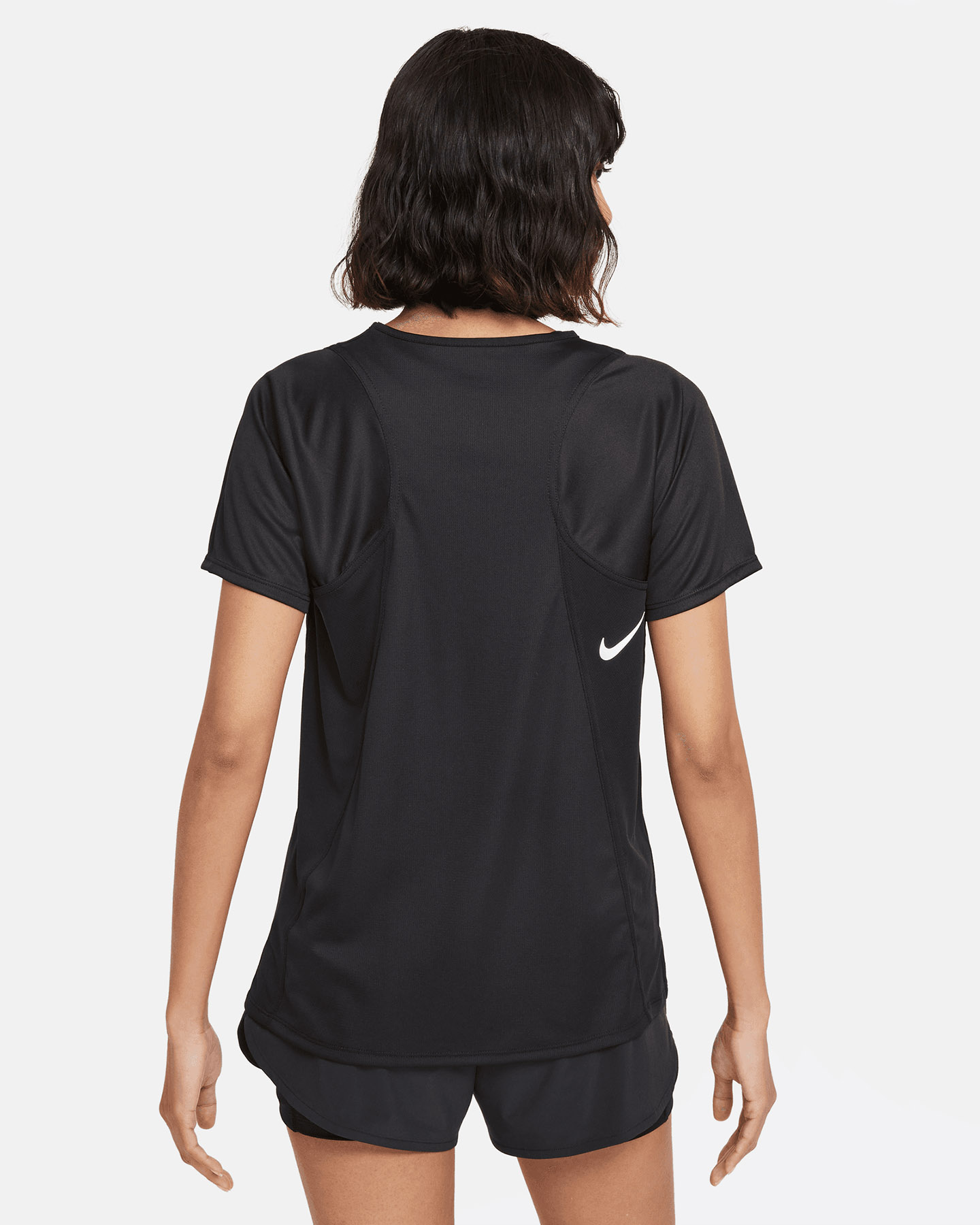 T-shirt running NIKE DRI-FIT RACE W - Nero - 1 | Cisalfa Sport