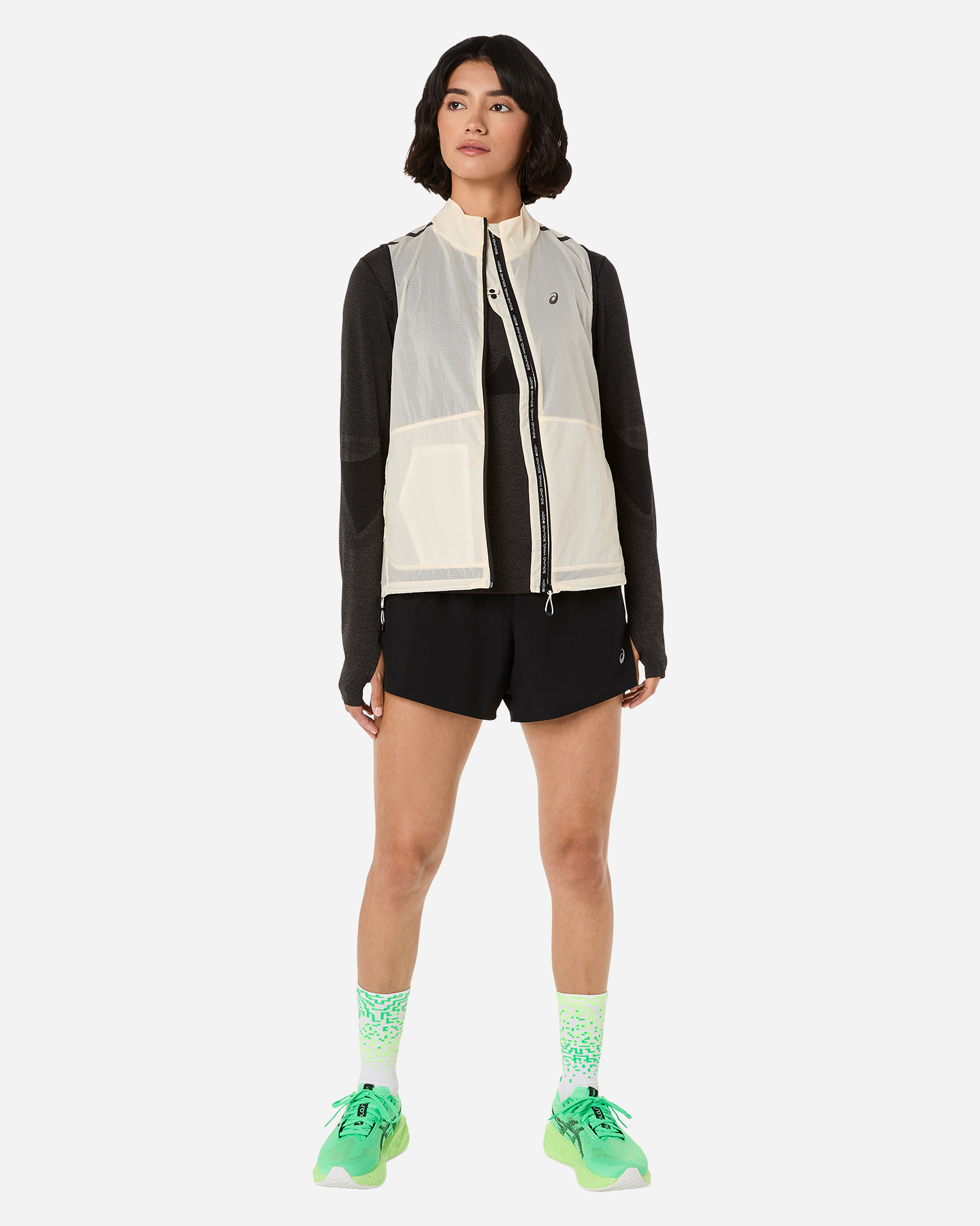 Giacca running ASICS METARUN W - Bianco - 2 | Cisalfa Sport