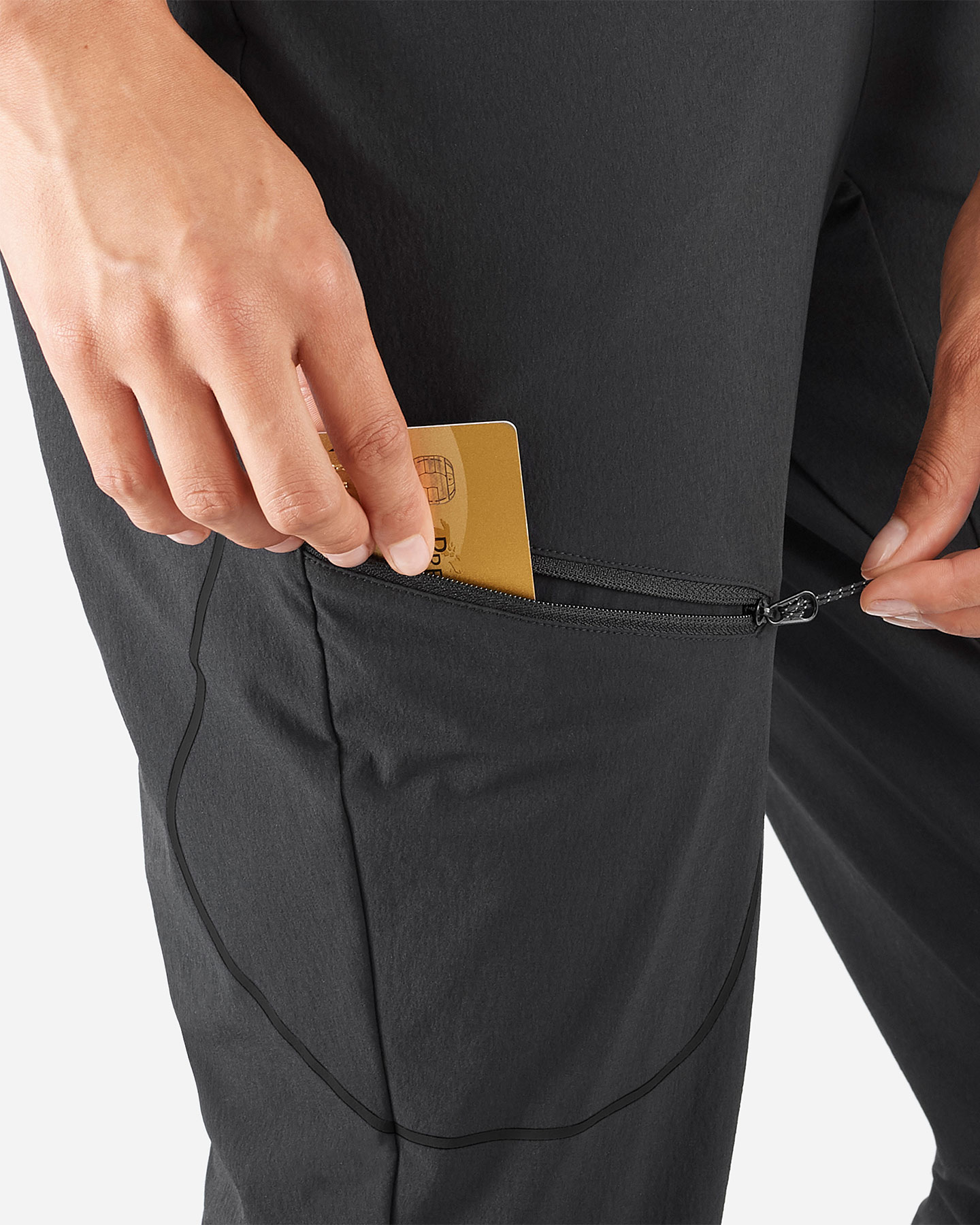 Pantalone outdoor SALOMON WAYFARER W - Nero - 4 | Cisalfa Sport