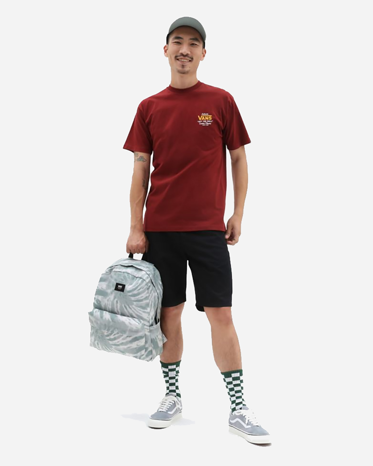 T-shirt VANS HOLDER CLASSIC M - Rosso - 2 | Cisalfa Sport