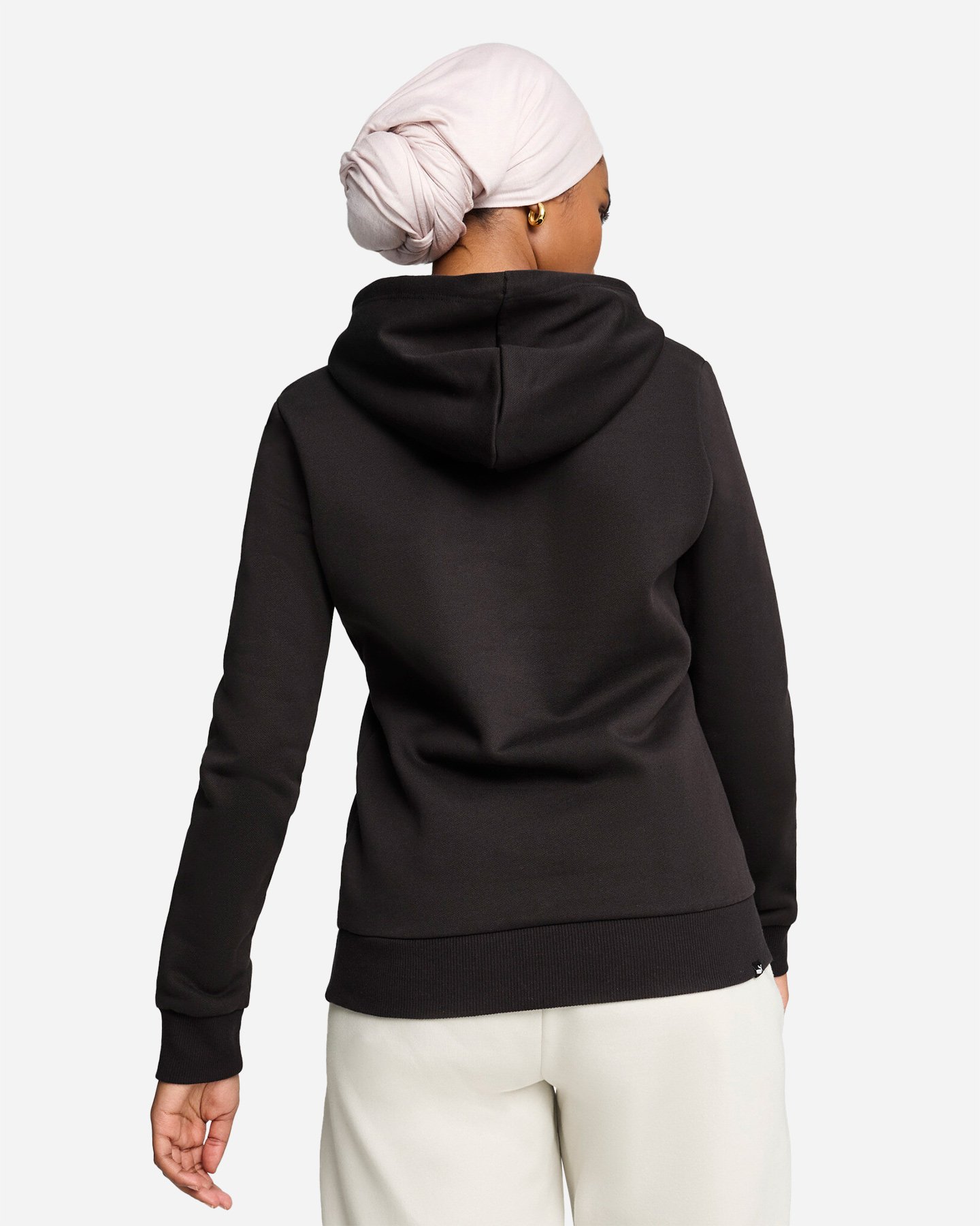 Felpa PUMA ESSENTIALS LOGO W - Nero - 4 | Cisalfa Sport