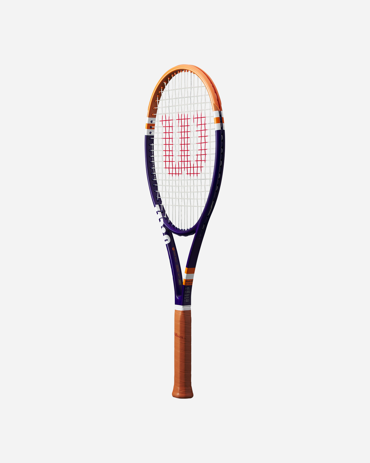Racchetta tennis WILSON BLADE 98 V8 ROLAND GARROS 2  - Blu - 2 | Cisalfa Sport