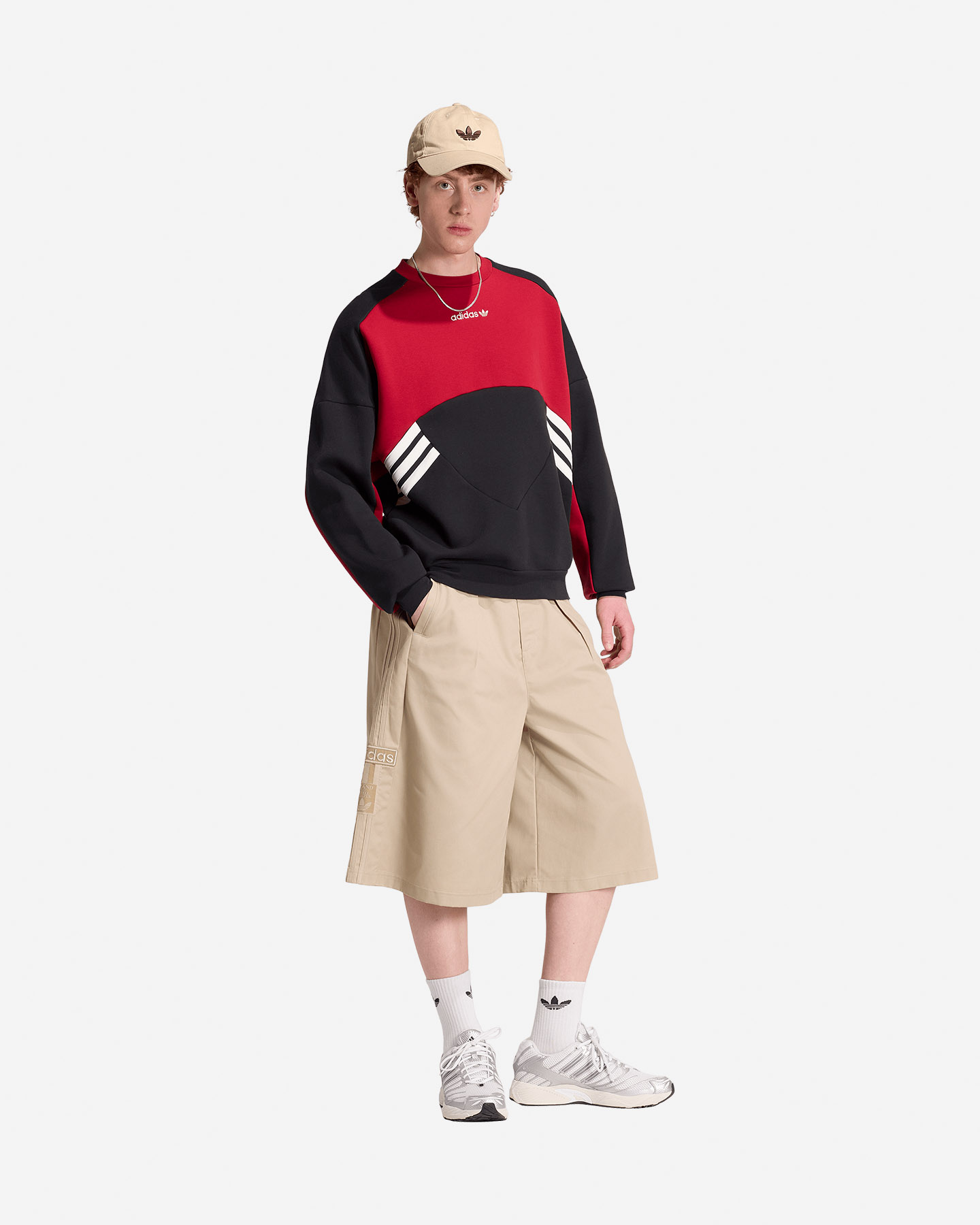 Felpa ADIDAS CLASSIC M - Rosso - 2 | Cisalfa Sport