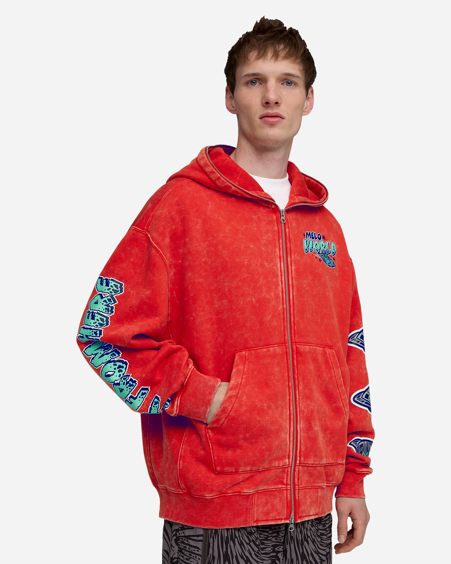 Abbigliamento basket PUMA MELO WORLD M - Grigio - 2 | Cisalfa Sport