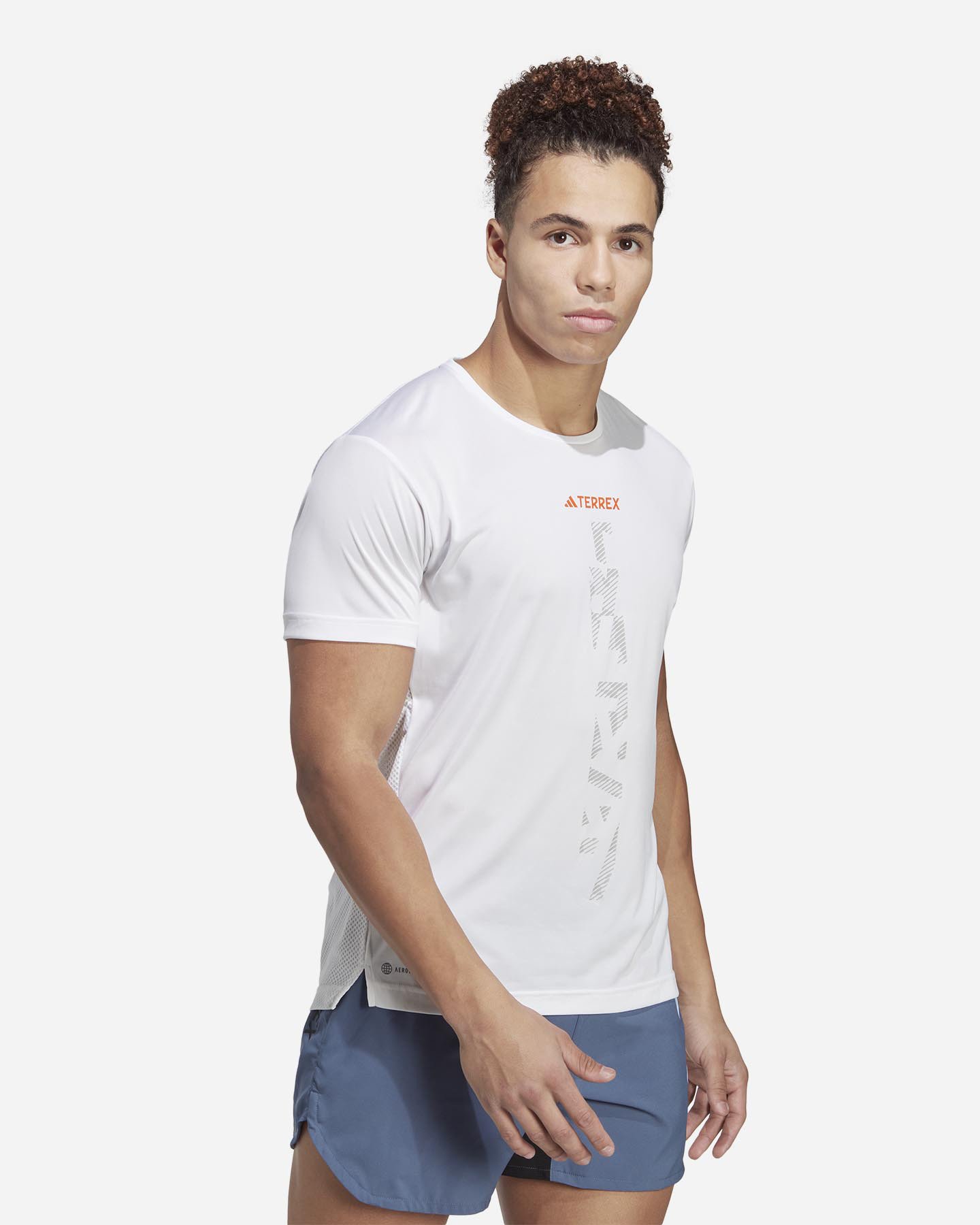 T-shirt running ADIDAS AGRAVIC M - Bianco - 3 | Cisalfa Sport