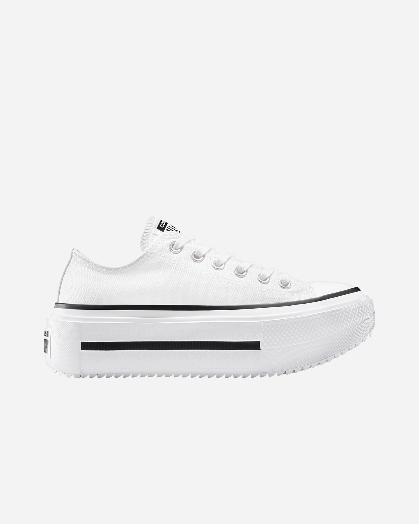Scarpe sneakers CONVERSE CHUCK TAYLOR ALL STAR LIFT DOUBLE STACK OX W - Bianco - 0 | Cisalfa Sport