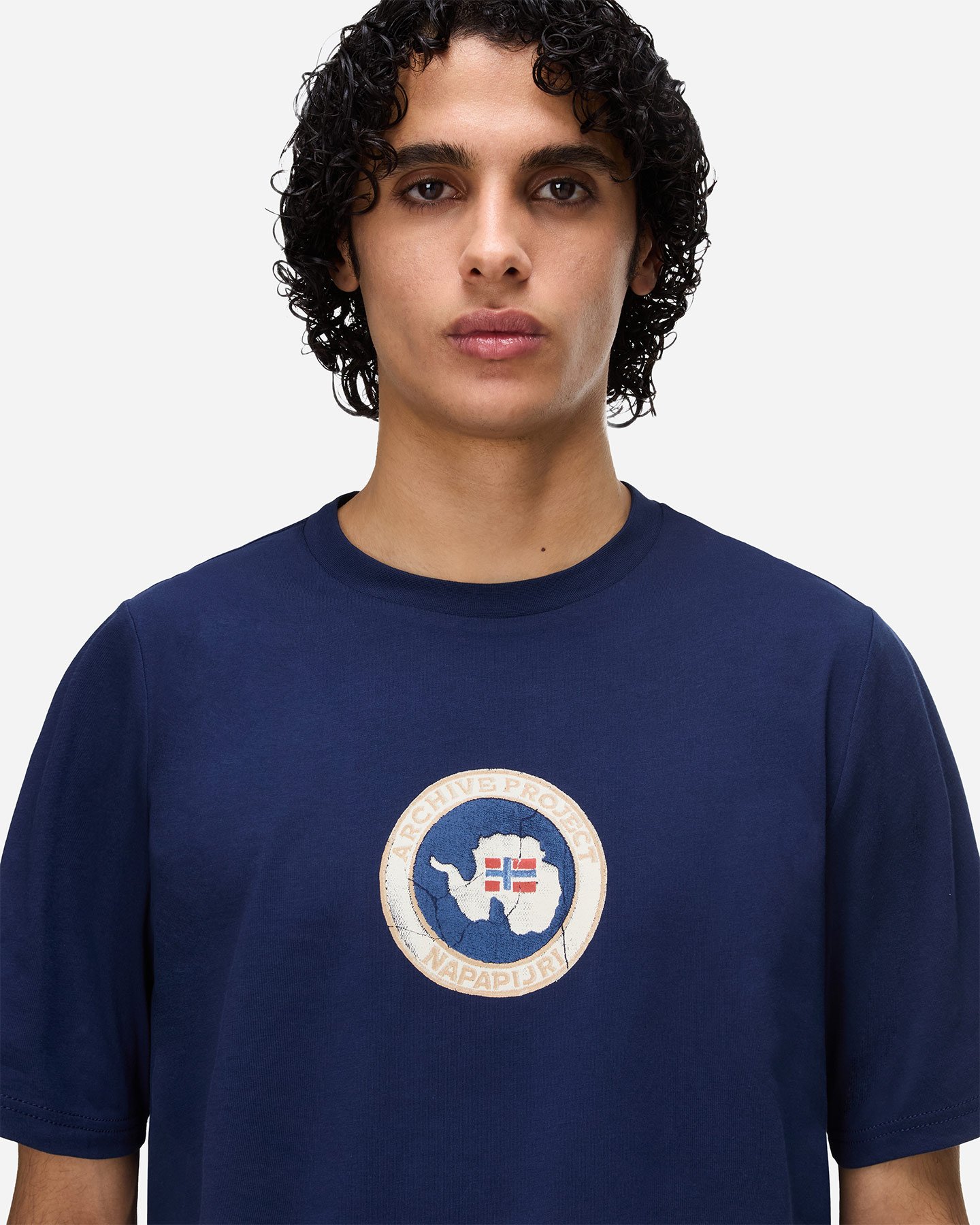 T-shirt NAPAPIJRI PHOS M - Blu - 5 | Cisalfa Sport