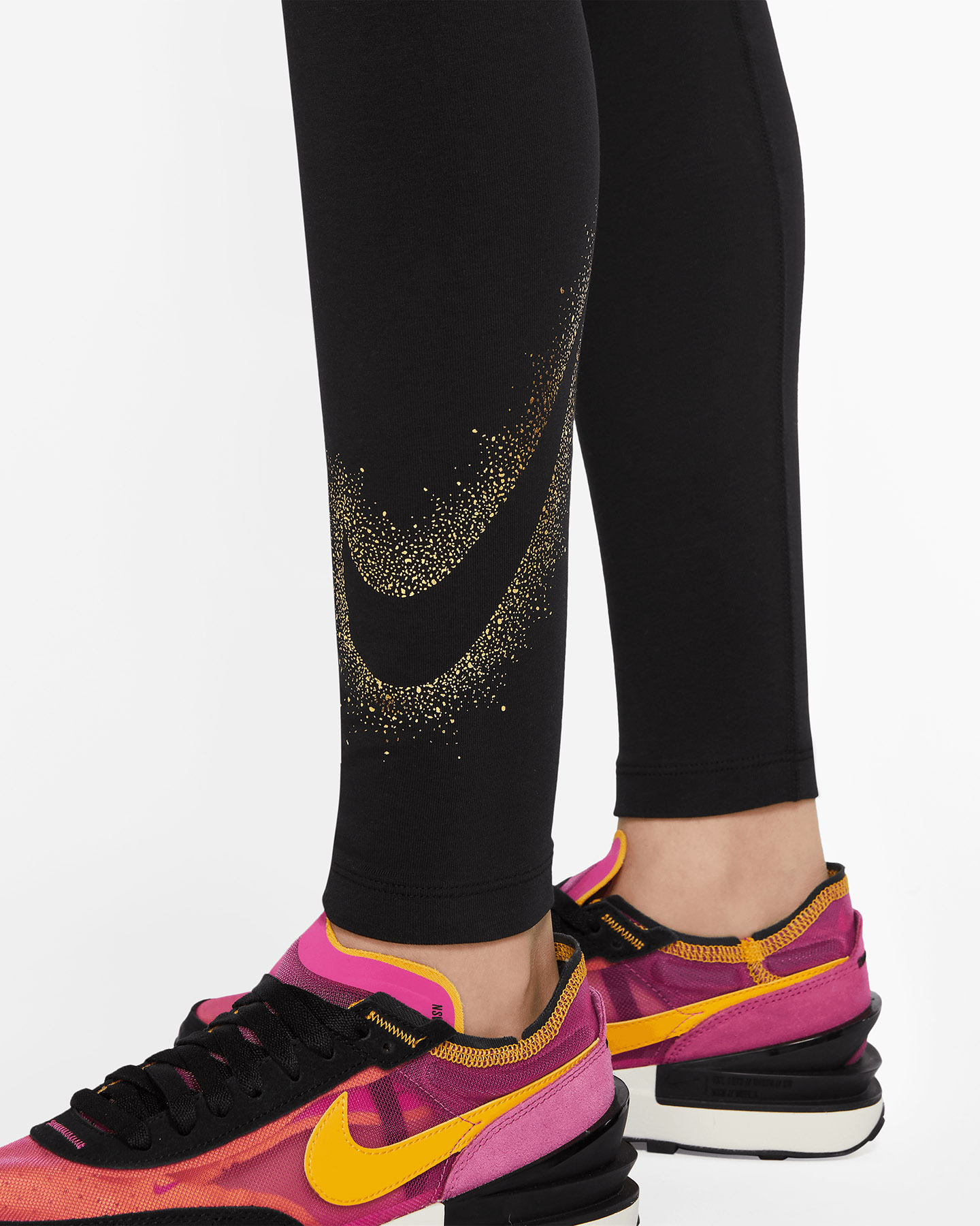 Leggings NIKE LOGO GLITTER W - Nero - 2 | Cisalfa Sport