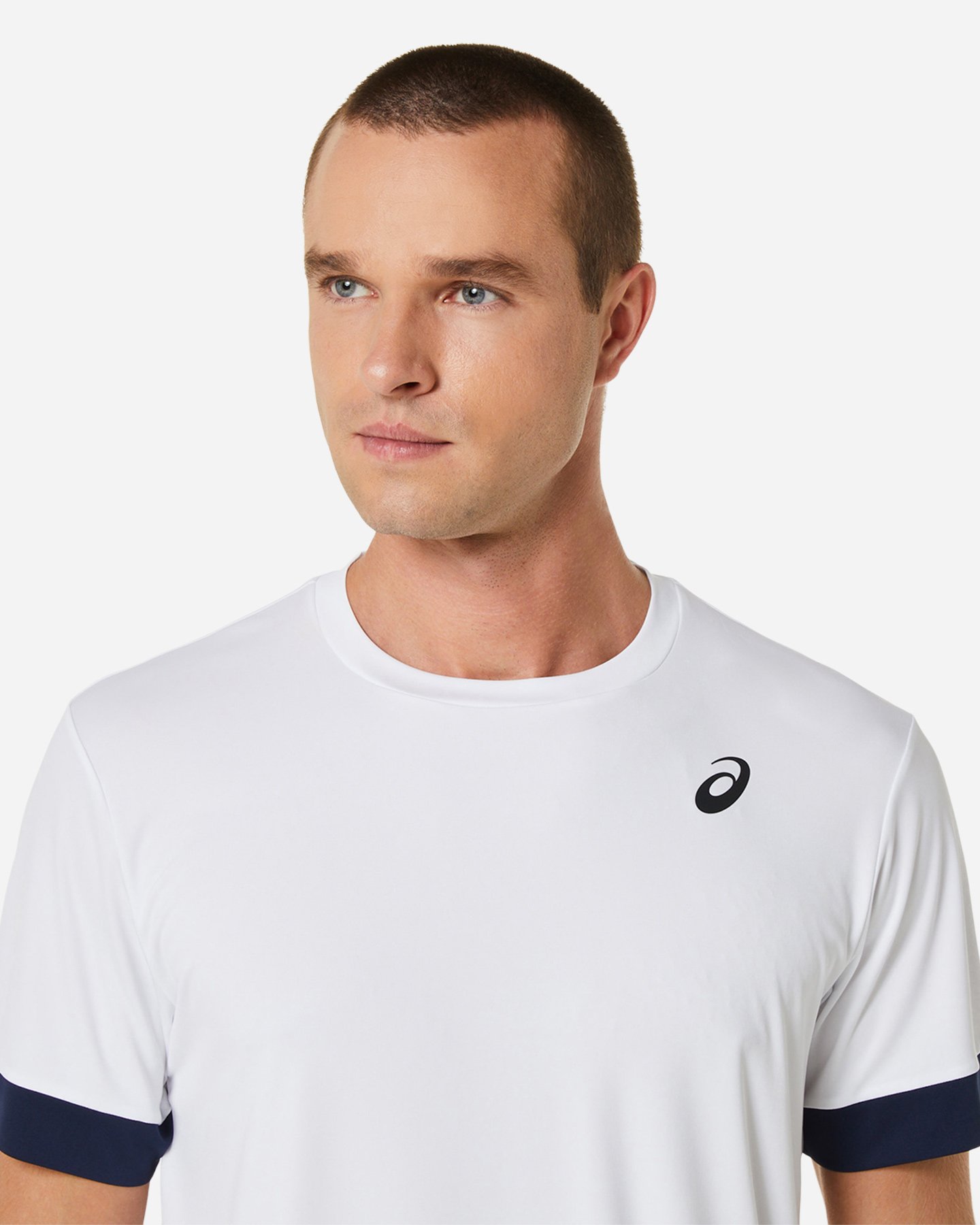 T-shirt tennis ASICS COURT M - Bianco - 4 | Cisalfa Sport