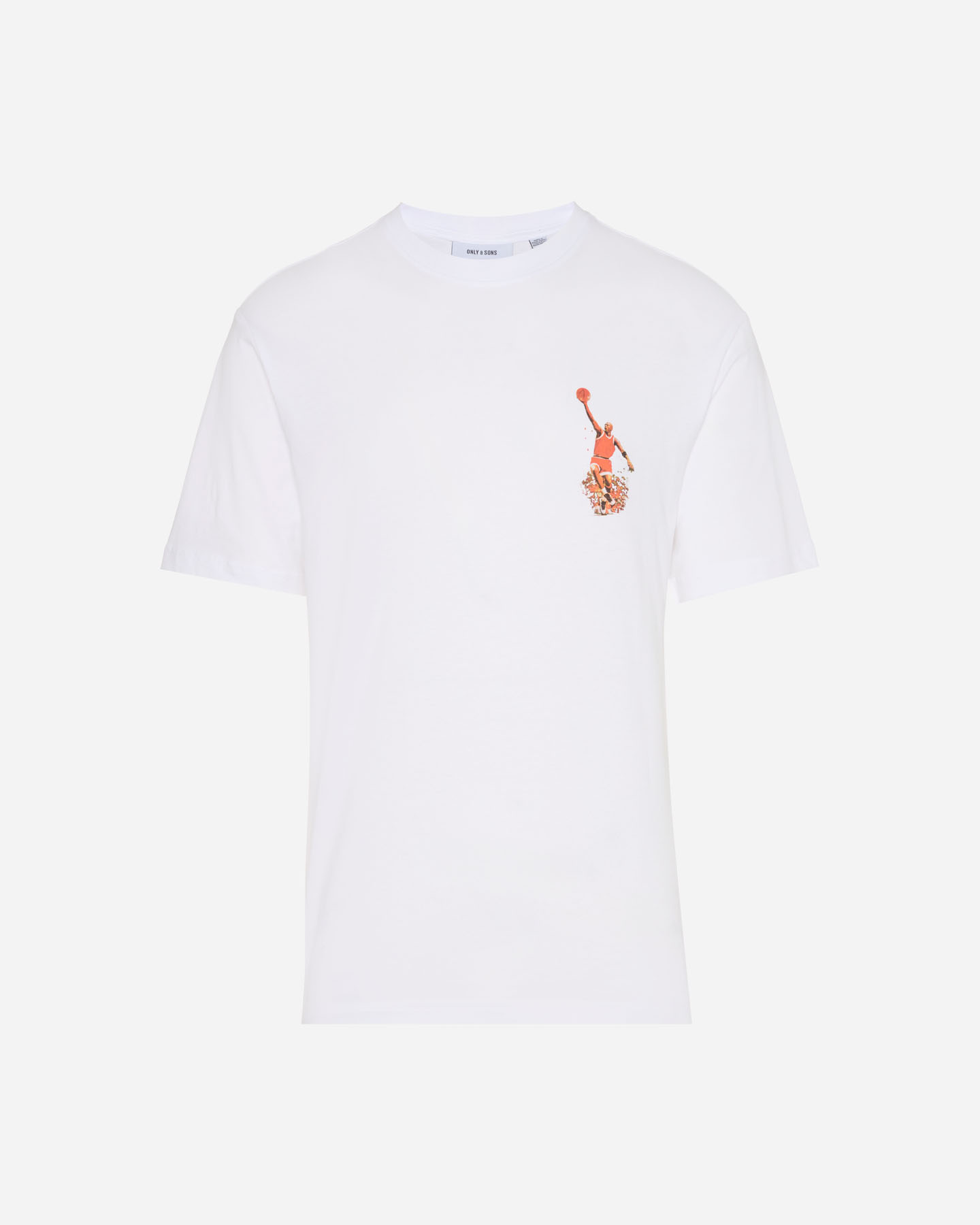 T-shirt ONLY & SONS JORDAN RLX III M - Bianco - 0 | Cisalfa Sport