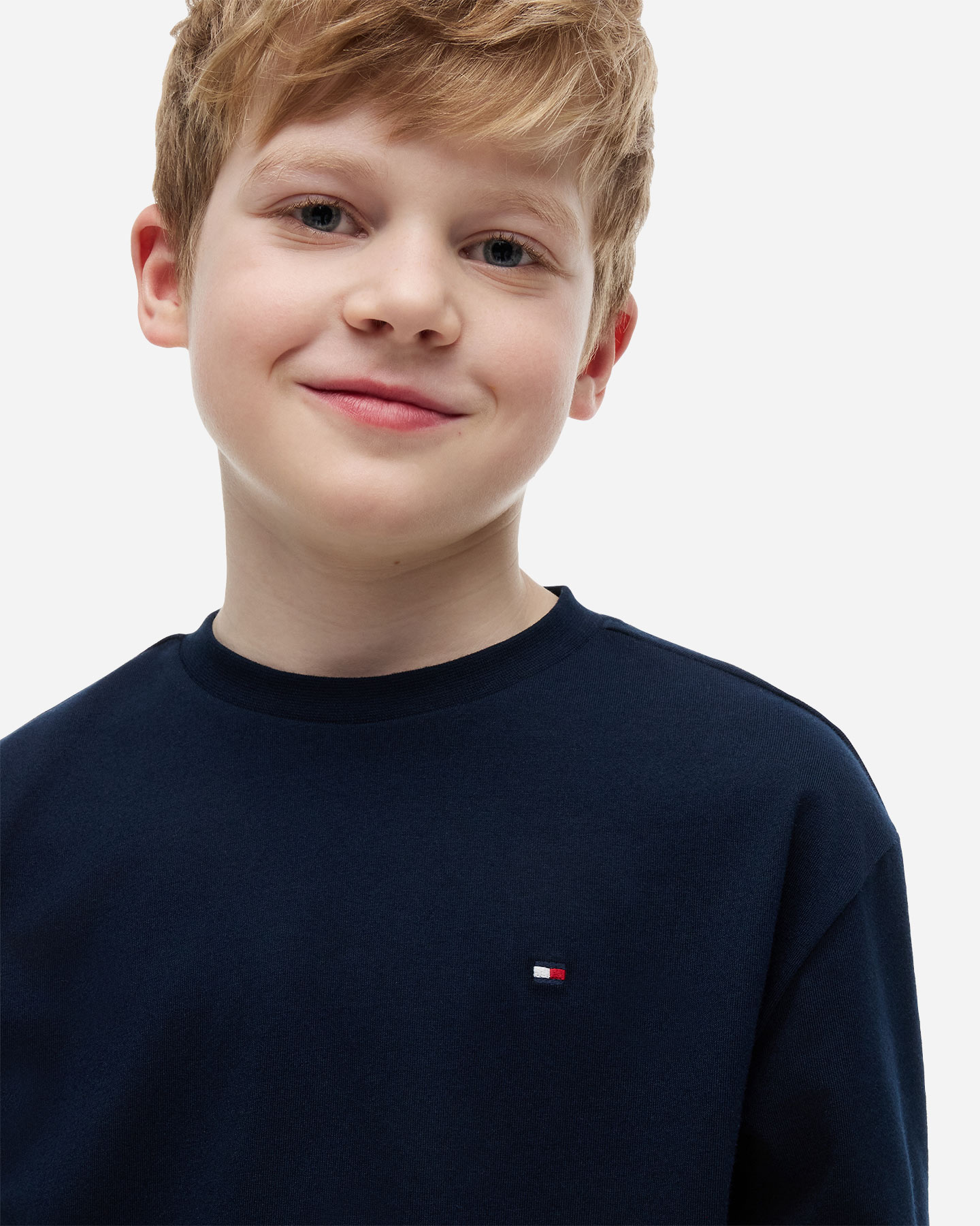 T-shirt TOMMY HILFIGER SMALL LOGO JR - Blu - 4 | Cisalfa Sport