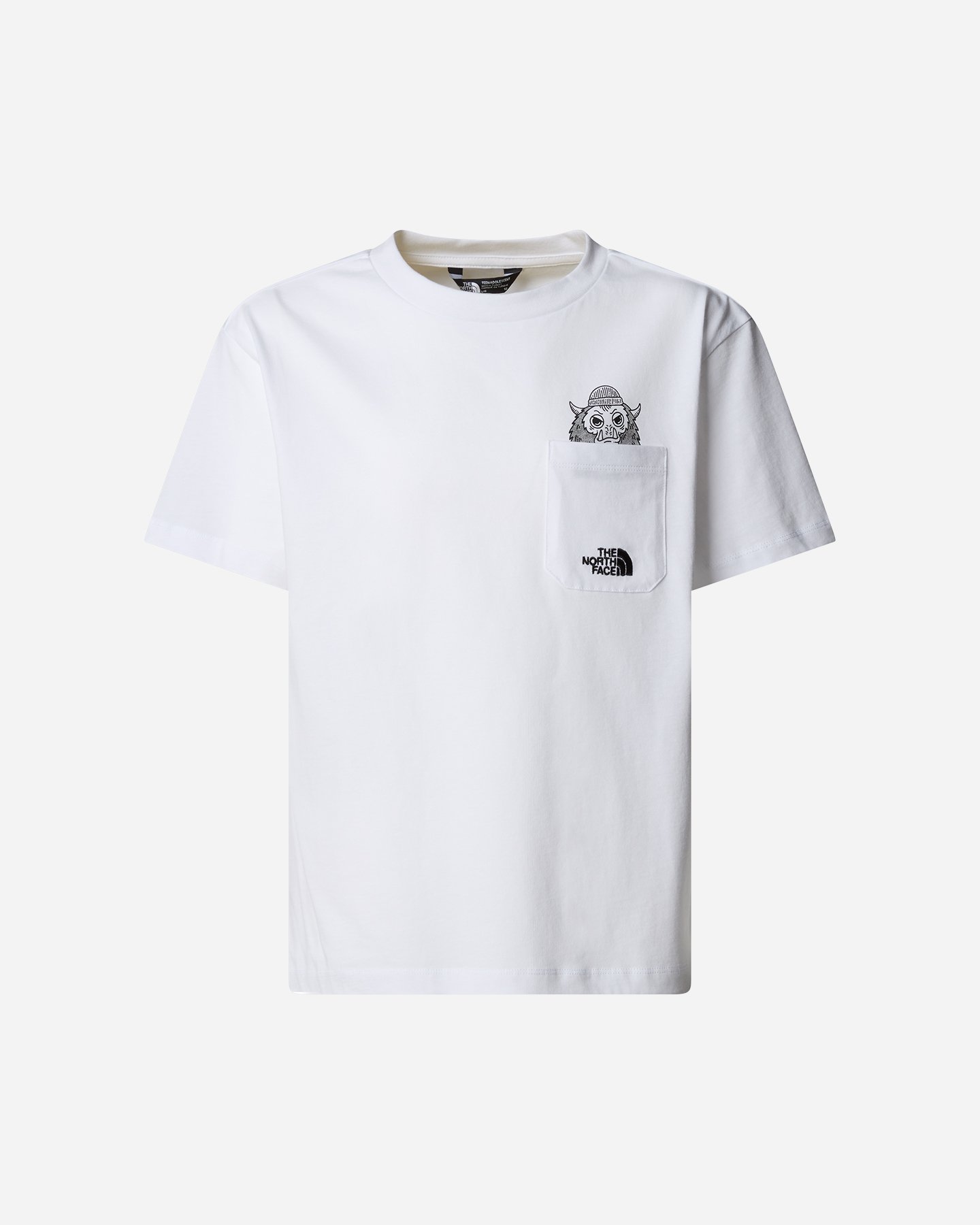 T-shirt THE NORTH FACE POCKET JR - Bianco - 0 | Cisalfa Sport