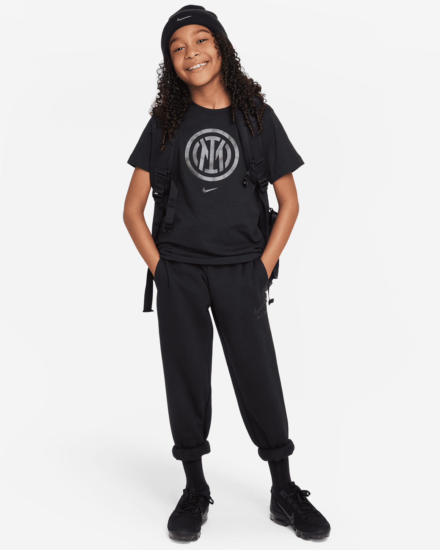 Abbigliamento calcio ufficiale NIKE INTER CREST JR - Nero - 2 | Cisalfa Sport