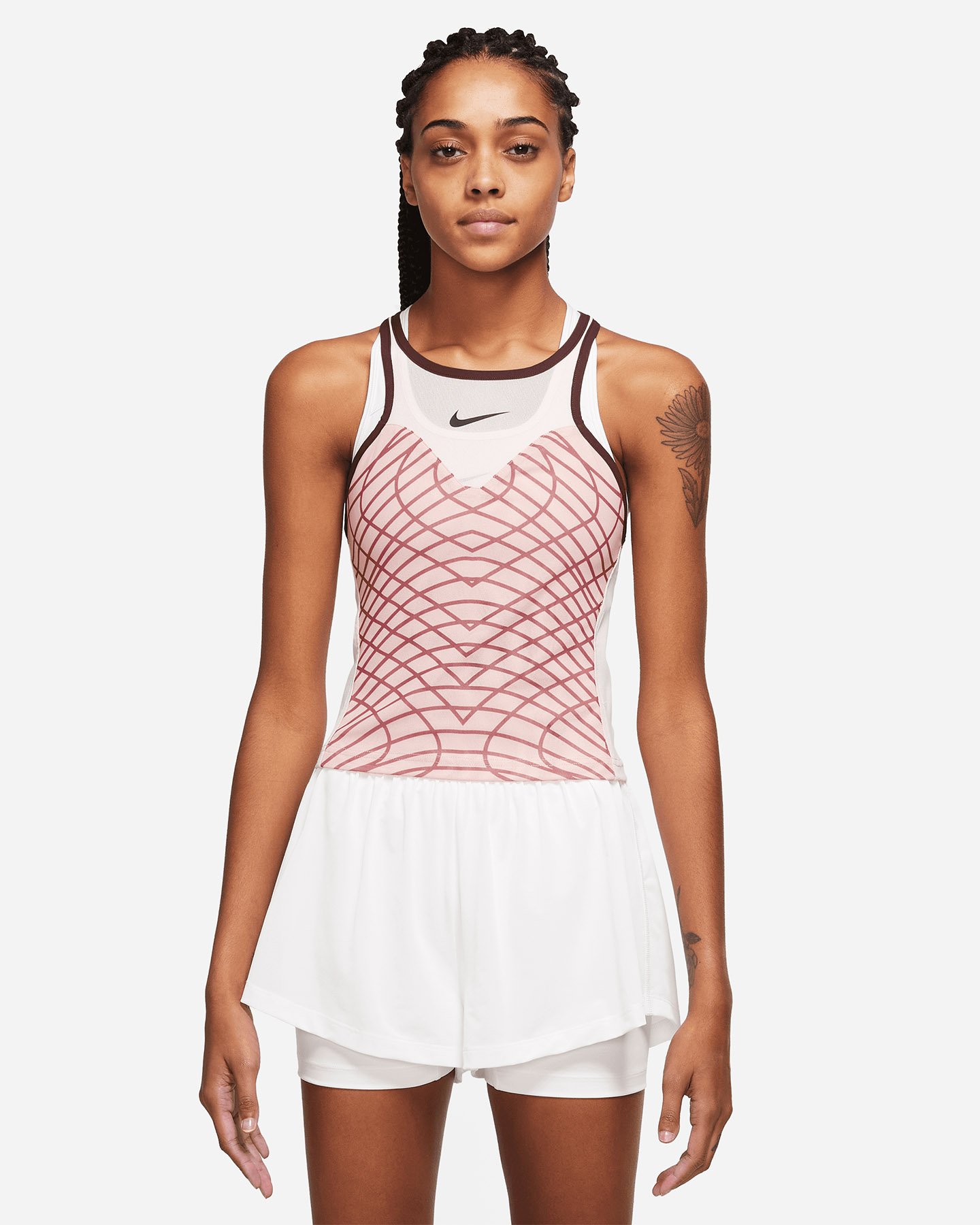 T-shirt tennis NIKE SLAM W - Rosa - 0 | Cisalfa Sport